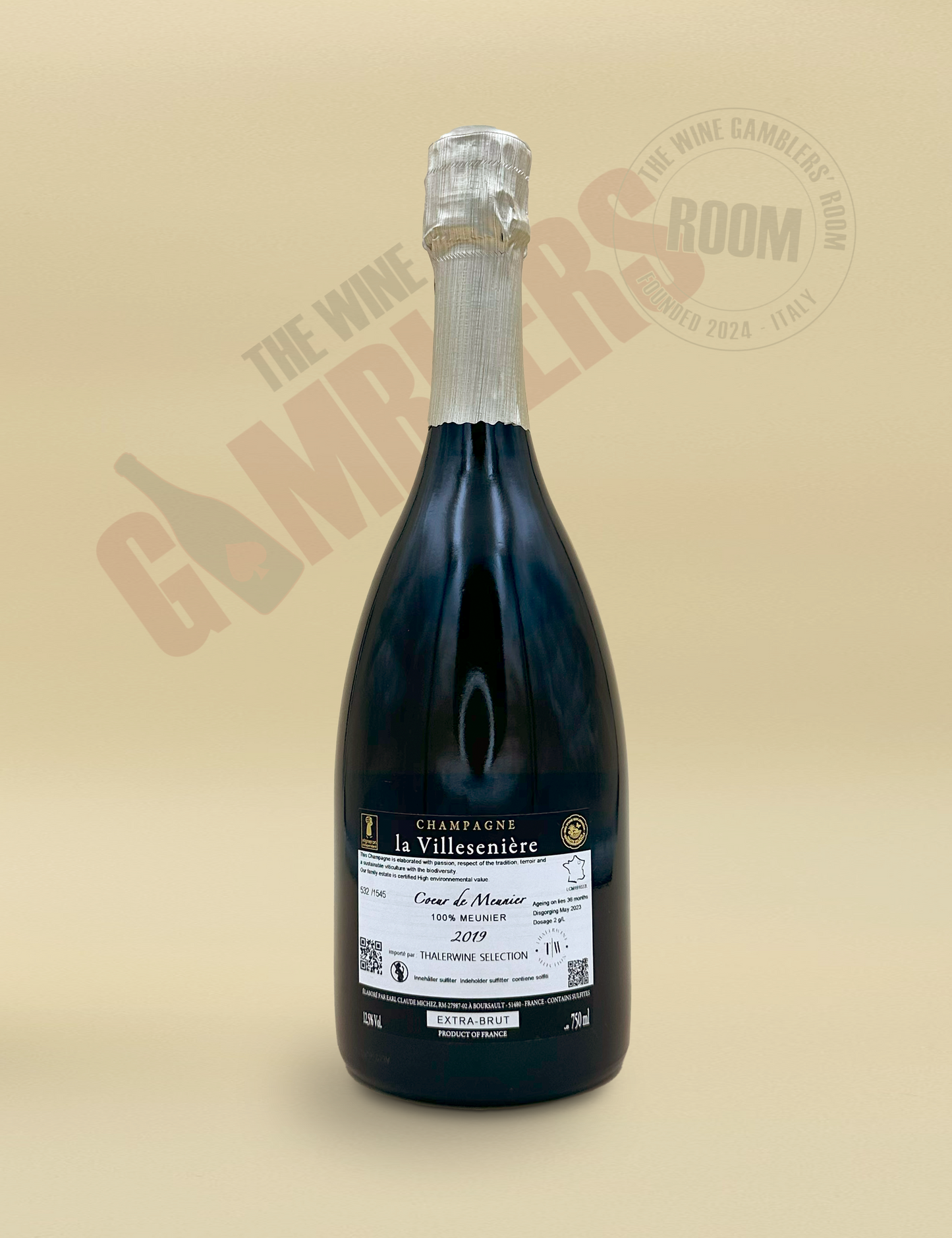 Champagne Villesenière – Coeur de Meunier Extra Brut