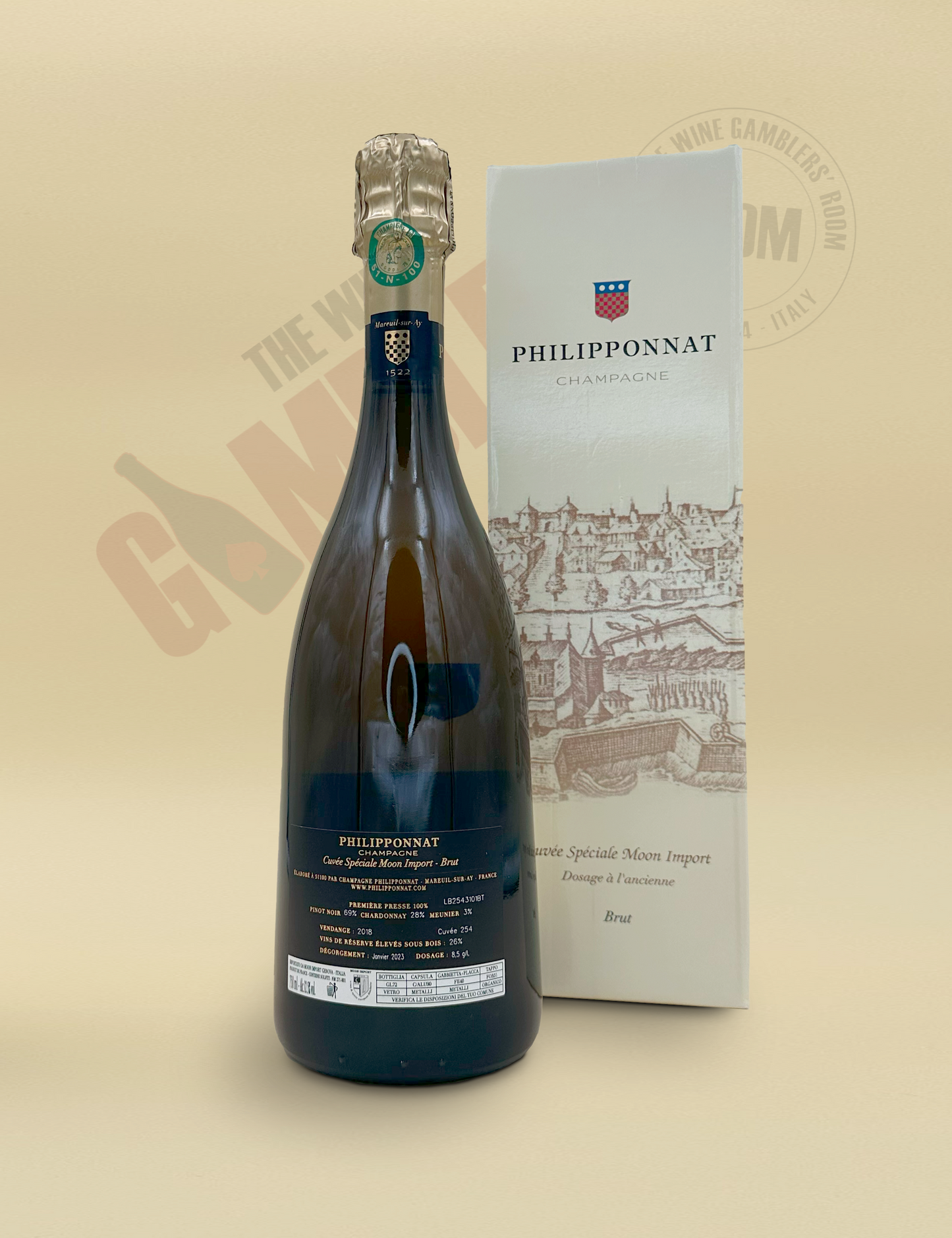 Champagne Philipponnat Brut Dosage À L’Ancienne “Cuvée Spéciale Moon Import”