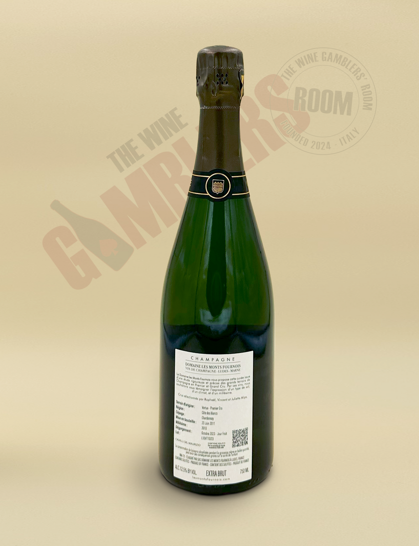 Champagne Domaine Les Monts Fournois (Béreche) - Côte Vertus Premier Cru Extra Brut