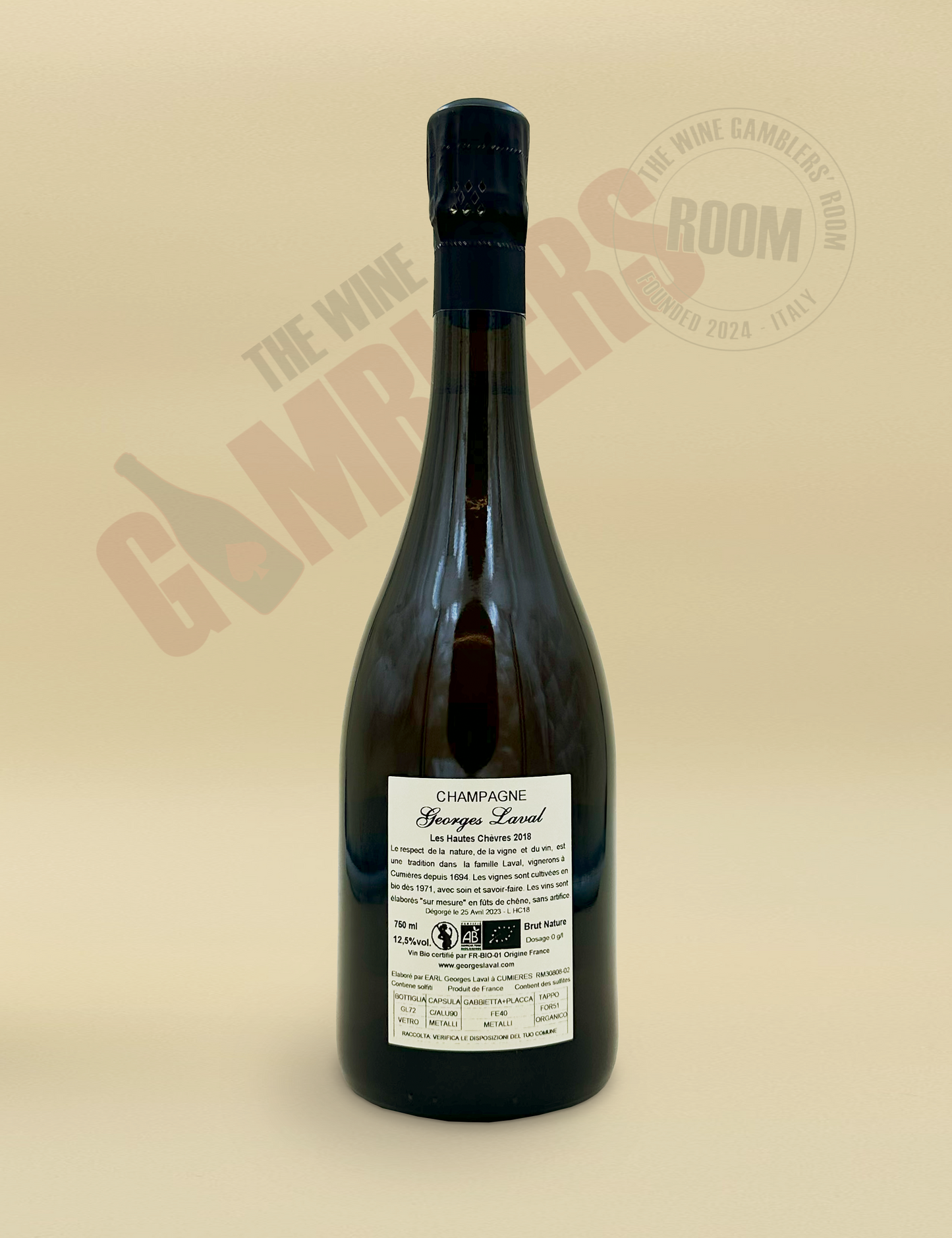 Champagne Georges Laval - Brut Nature "Les Hautes Chèvres" Blanc de Noirs Premier Cru