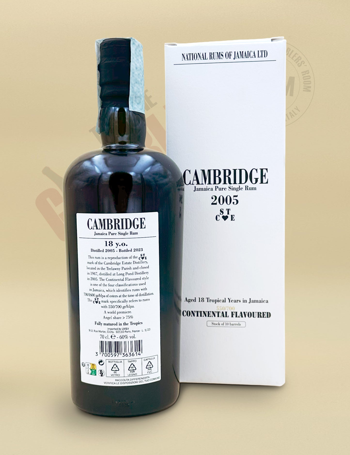 Cambridge Estate - Long Pond Cambridge 18 Y.O. STC♥E 2005 Small Batch