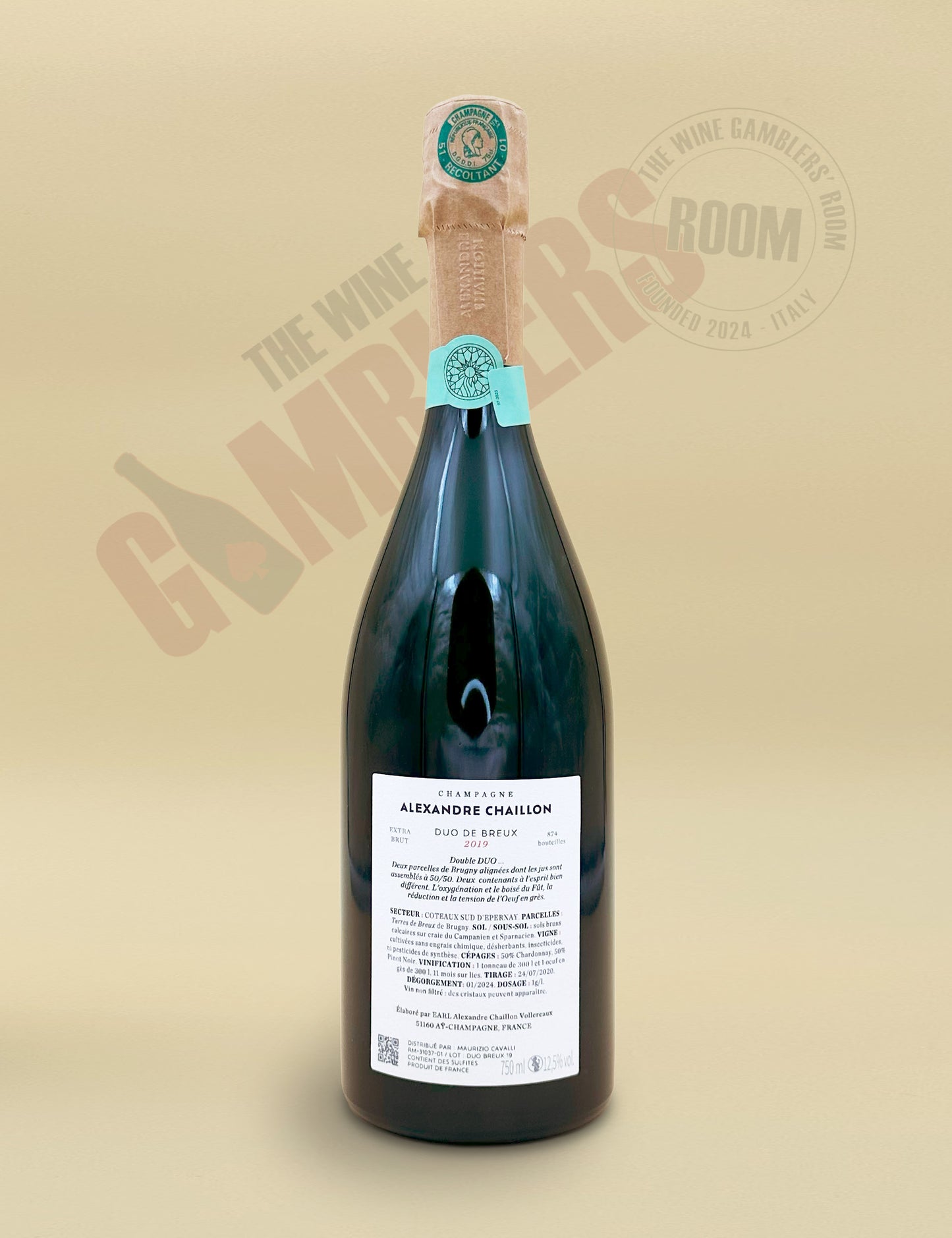 Champagne Alexandre Chaillon – Extra Brut Duo de Breux