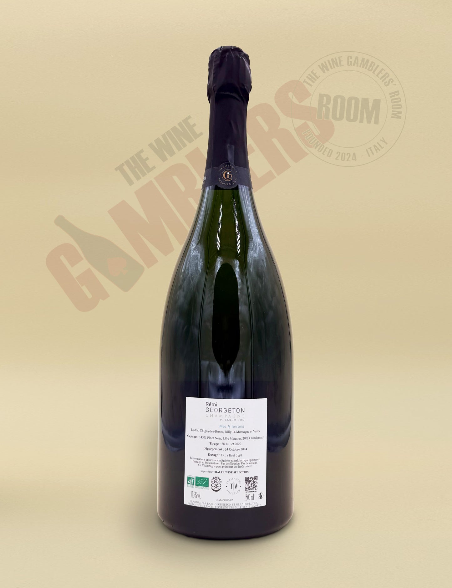 Champagne Remi Georgeton - Cuvee Mes 4 Terroirs Extra Brut Magnum