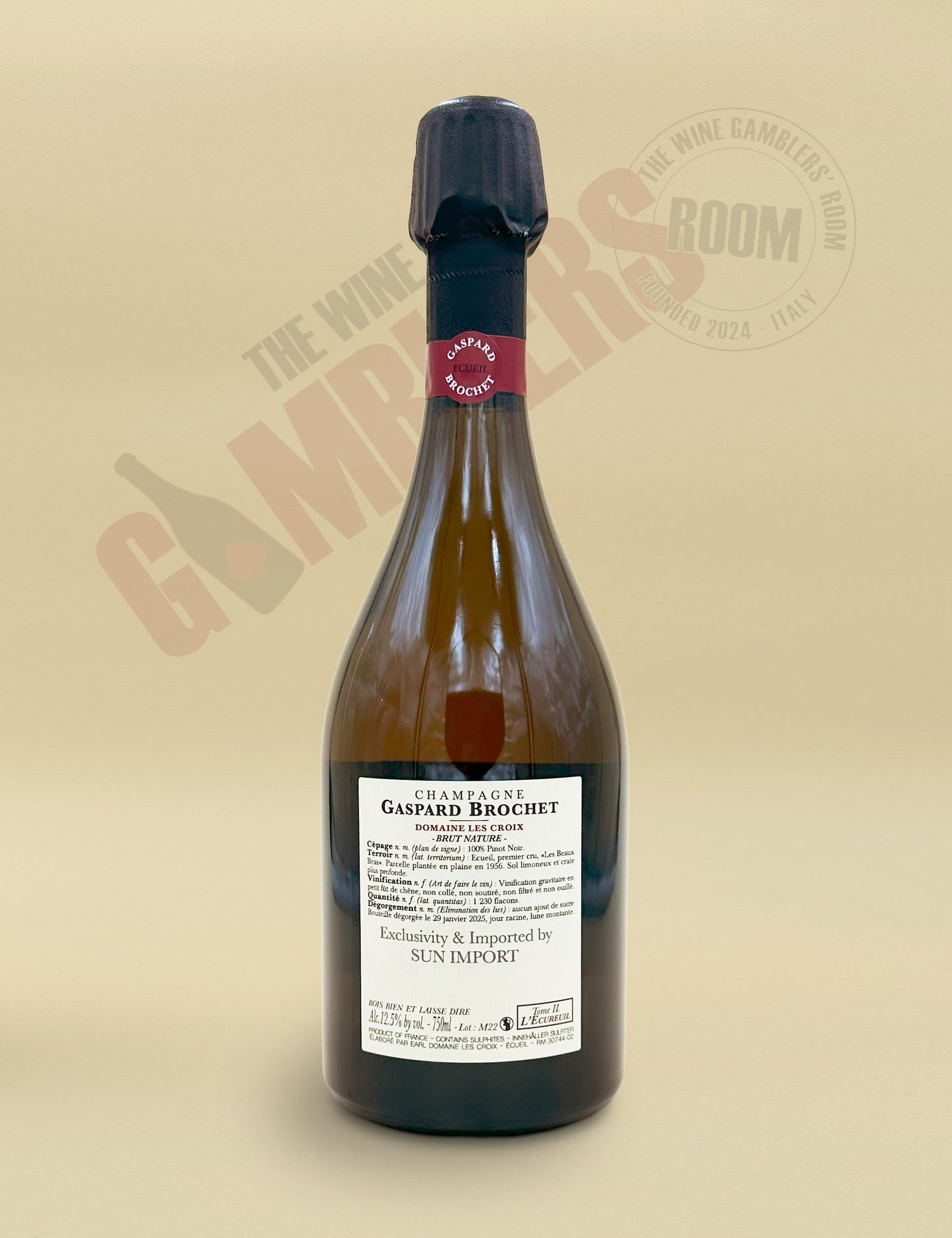 Champagne Gaspard Brochet - L'Ecureuil Tome II - Pinot Noir Lieu-Dit Les Beaux Bras