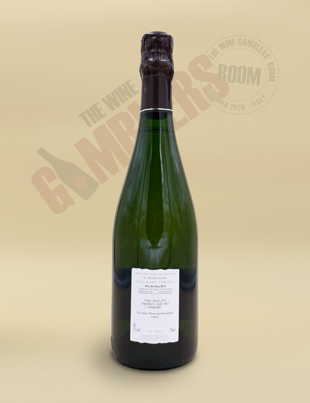 Champagne Guillaume Sergent - Près de Dieu B.O. Premier Cru Extra Brut 2018