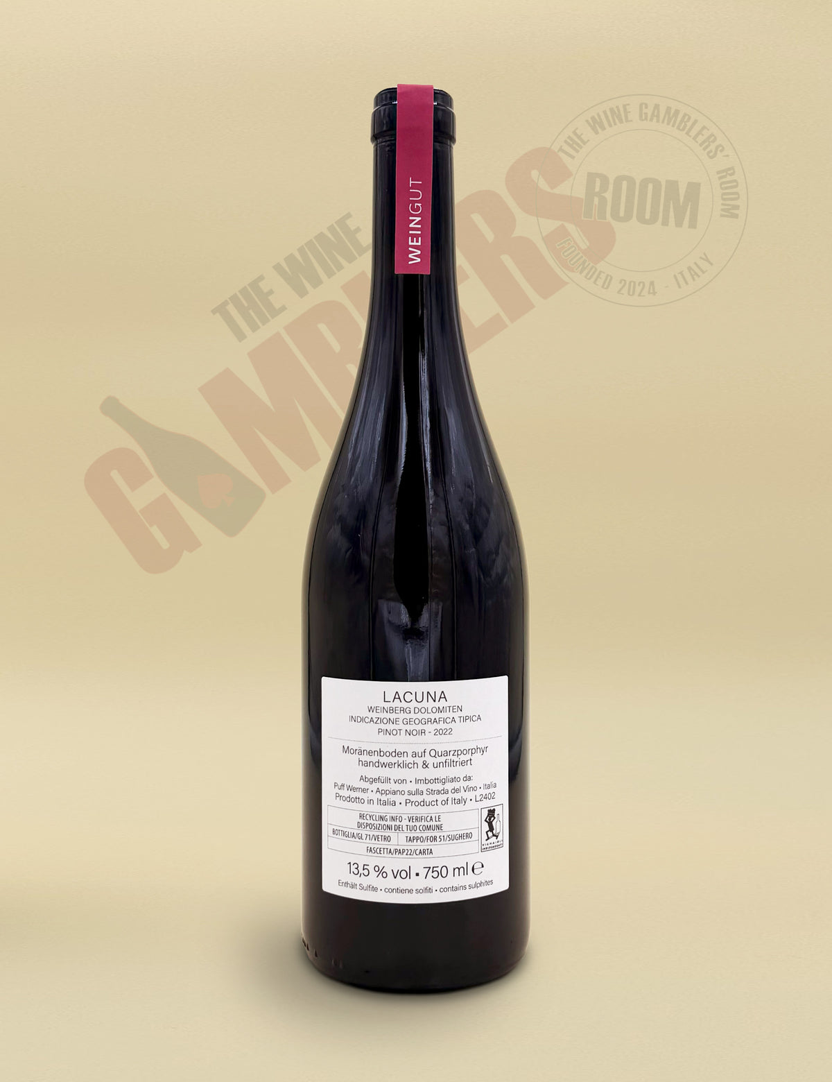 Michael Puff - Pinot Noir Lacuna IGT Vigneti Delle Dolomiti 2022