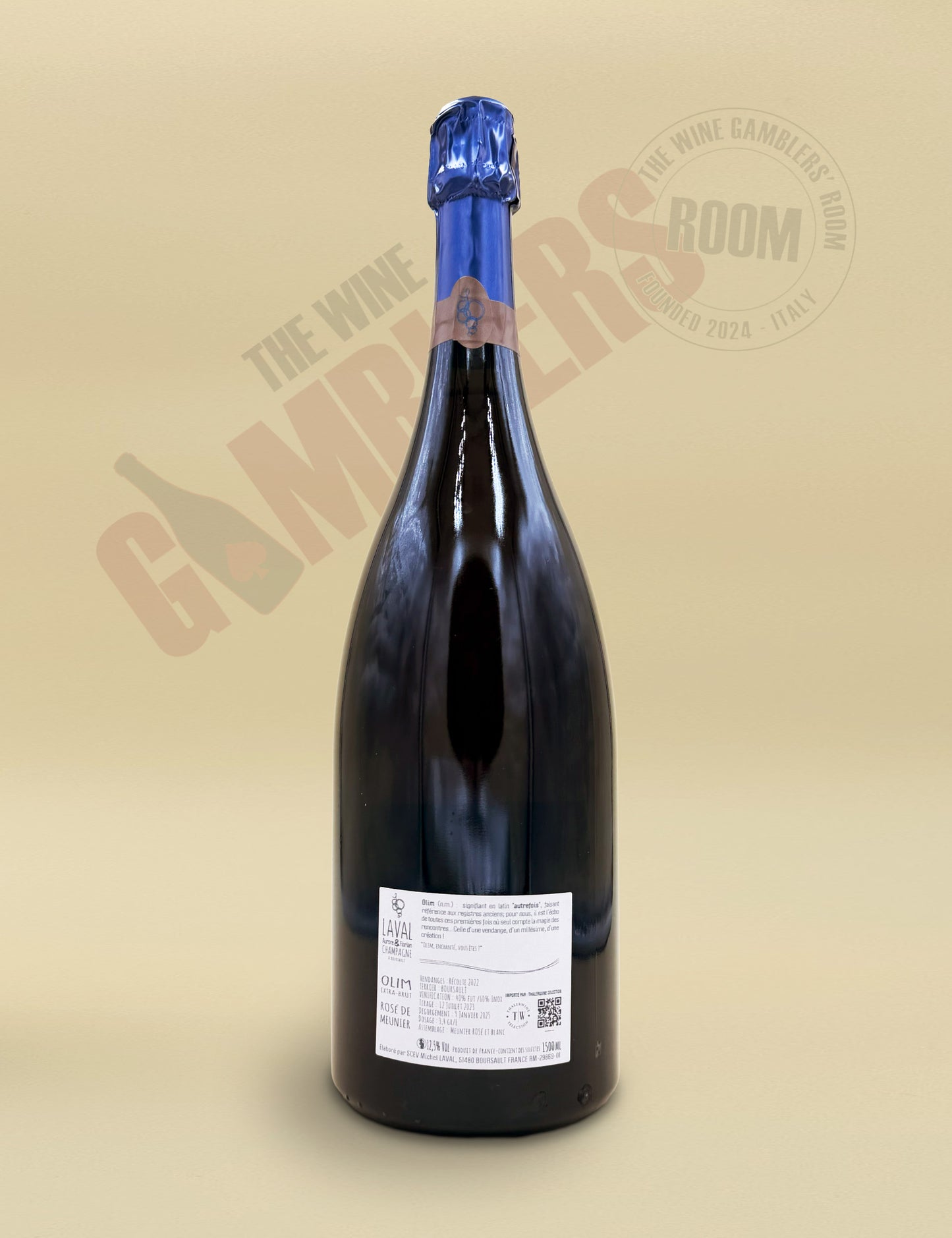 Champagne Laval Aurore & Florian – Olim Rosé Extra Brut Magnum