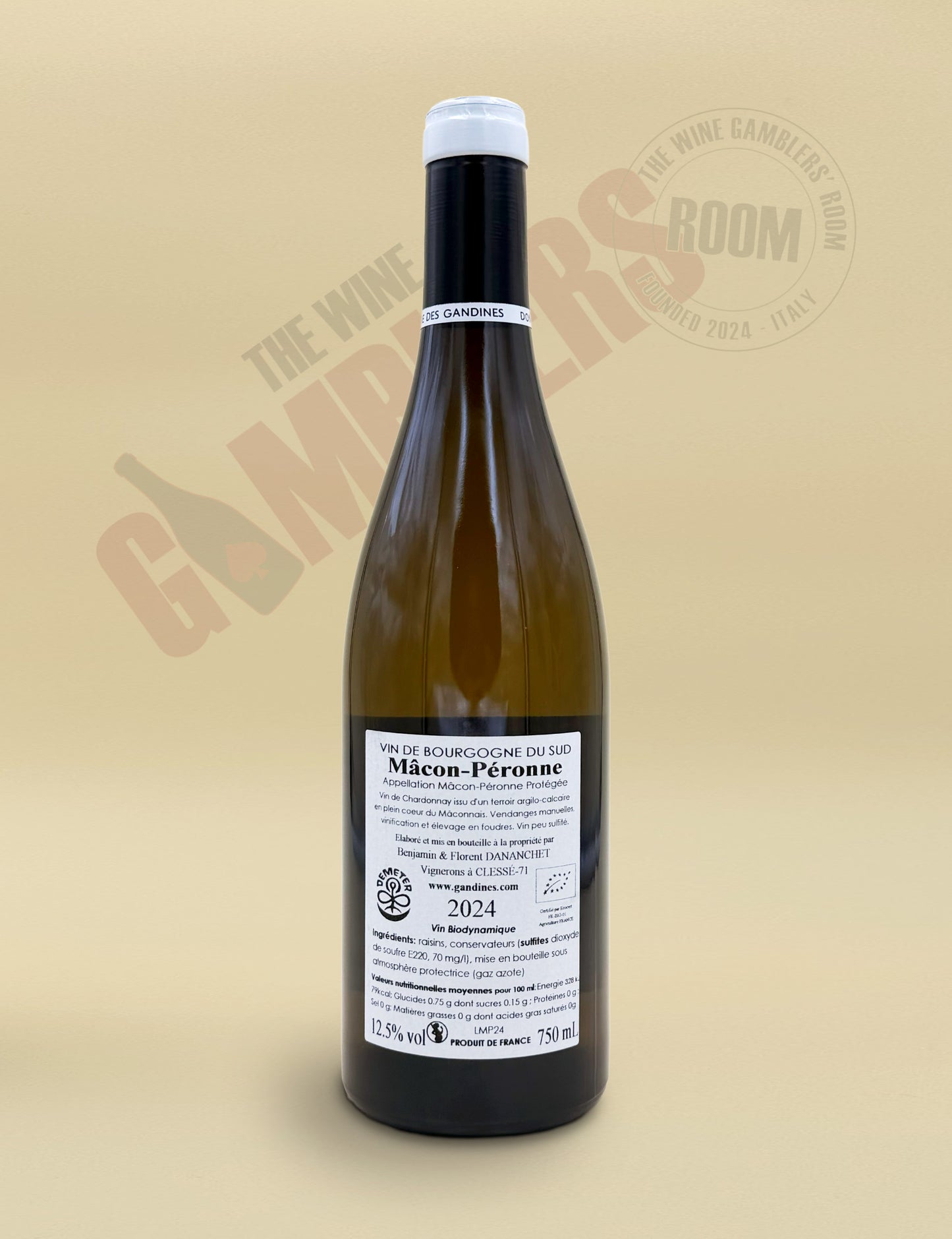 Domaine des Gandines - Macon Péronne - Blanc Vieilles Vignes 2024