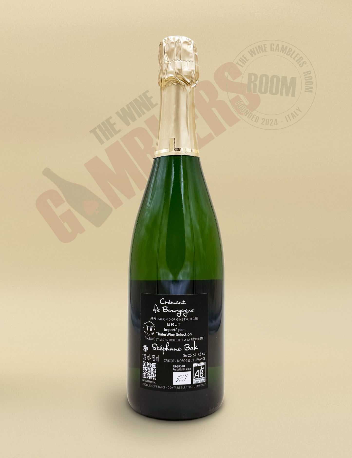 Stéphane Bak - Cremant de Bourgogne Blanc de Noir Brut