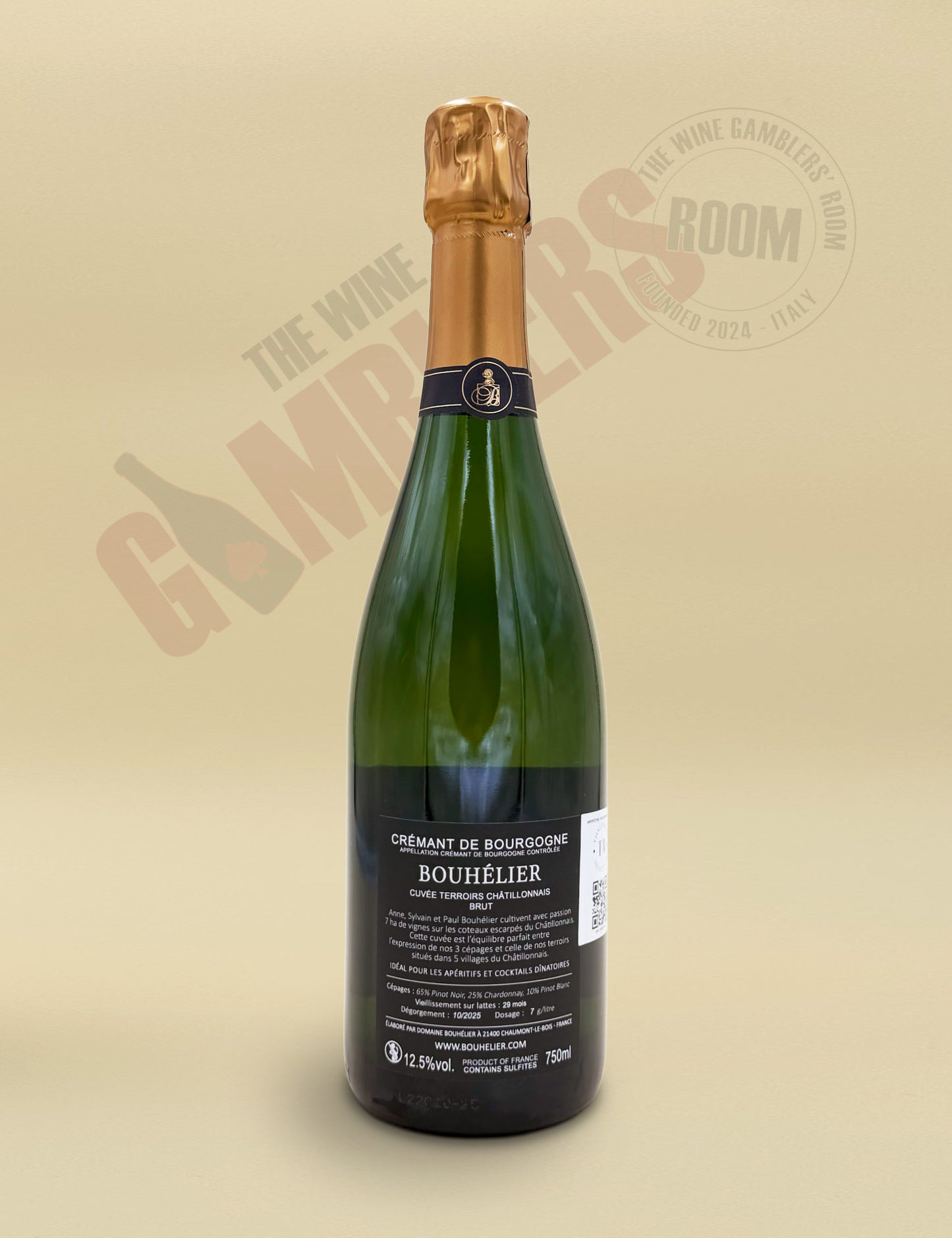 Domaine Bouhélier - Crémant de Bourgogne Terroirs Chatillonnais Brut