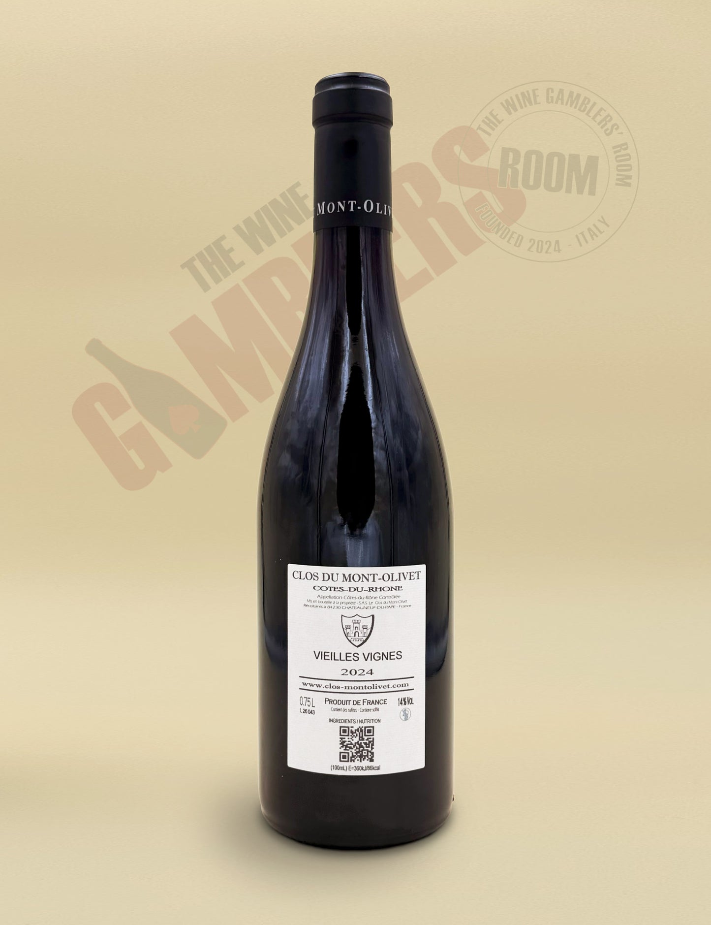 Clos du Mont-Olivet - Cotes du Rhone Rouge "Vieilles Vignes" 2024
