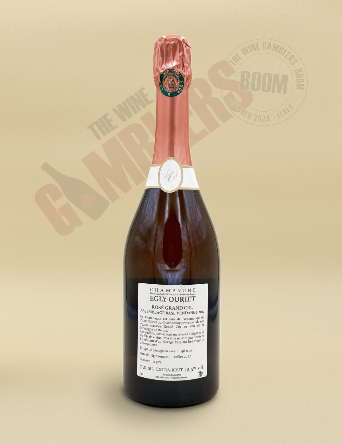 Champagne Egly Ouriet - Grand Cru Extra Brut Rosé Base 2017 Sboccatura 2022