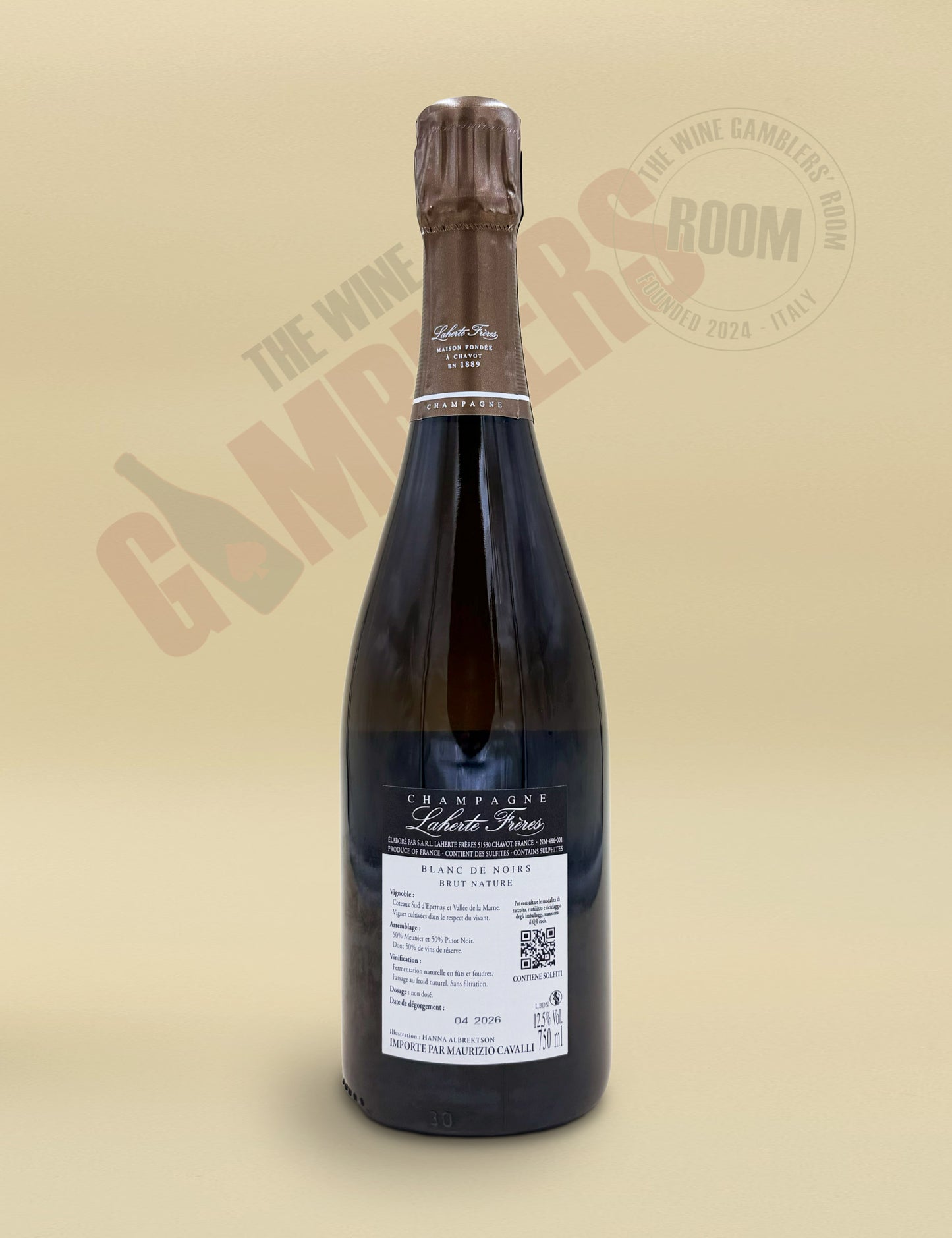 Champagne Laherte Frères - Blanc de Noirs Brut Nature