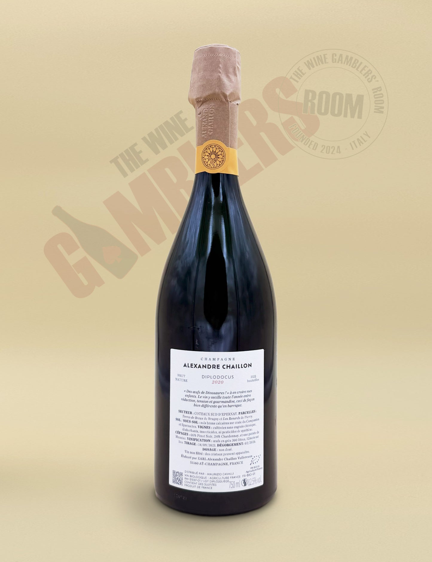 Champagne Alexandre Chaillon – Diplodocus Brut Nature 2020