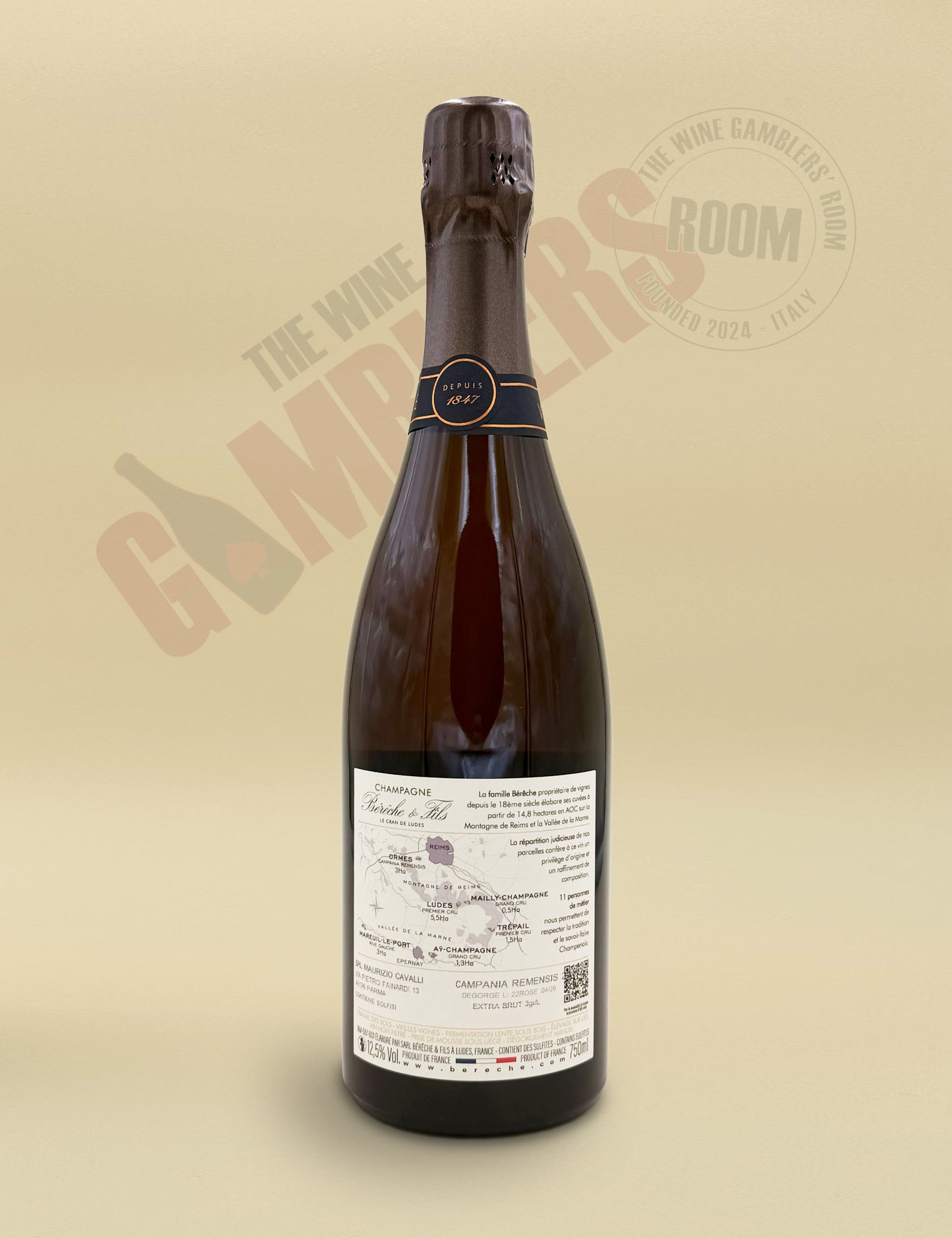 Champagne Béreche et fils - Campania Remensis Extra Brut Rosé 2022