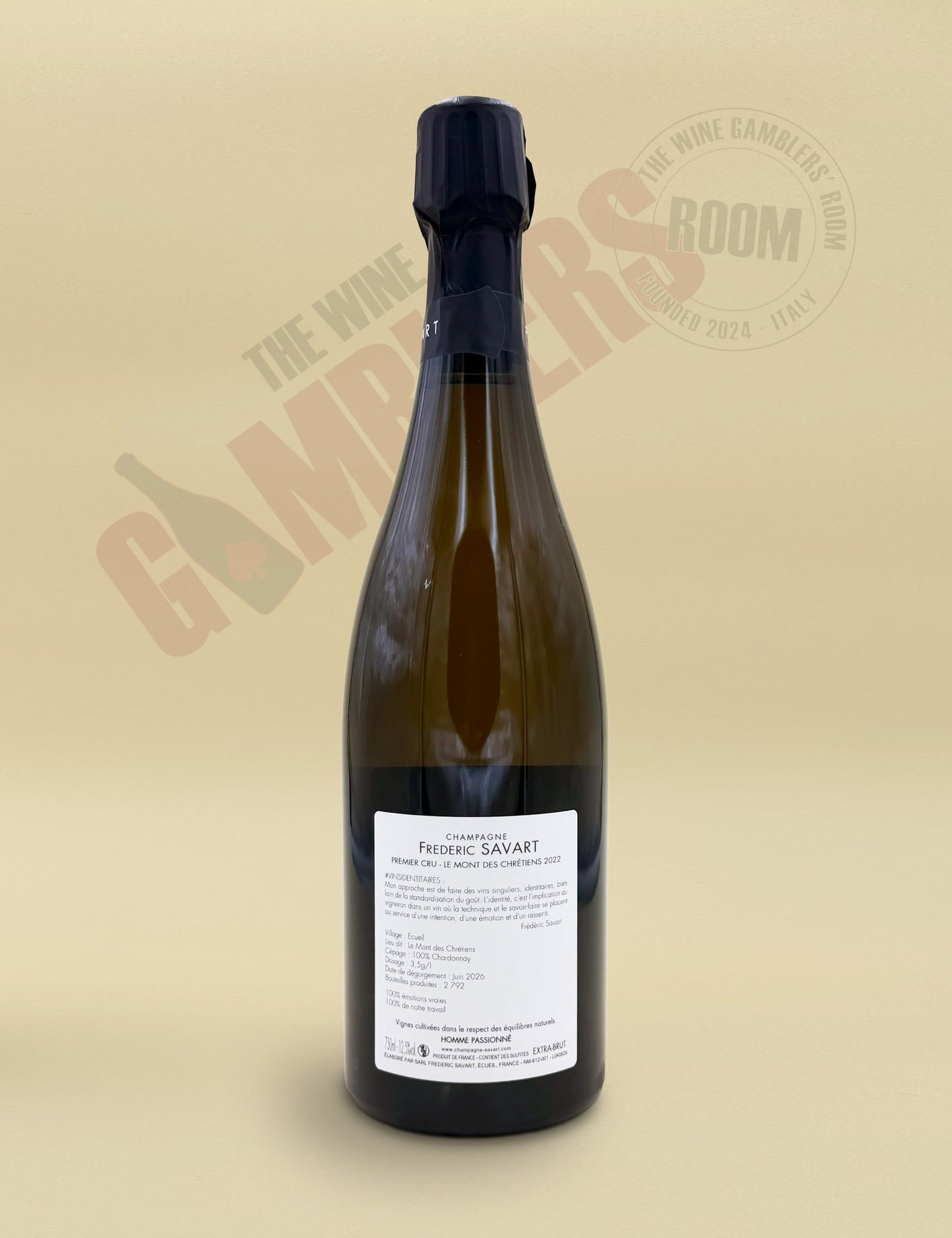 Champagne Frederic Savart - Le Mont Des Chrétiens Premier Cru Extra Brut 2022