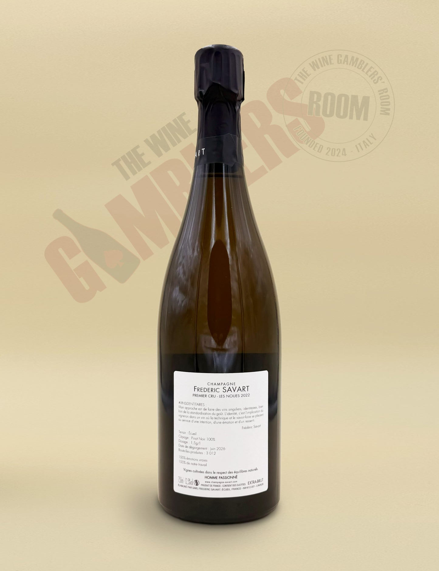 Champagne Frederic Savart - Les Noues Premier Cru Extra Brut 2022