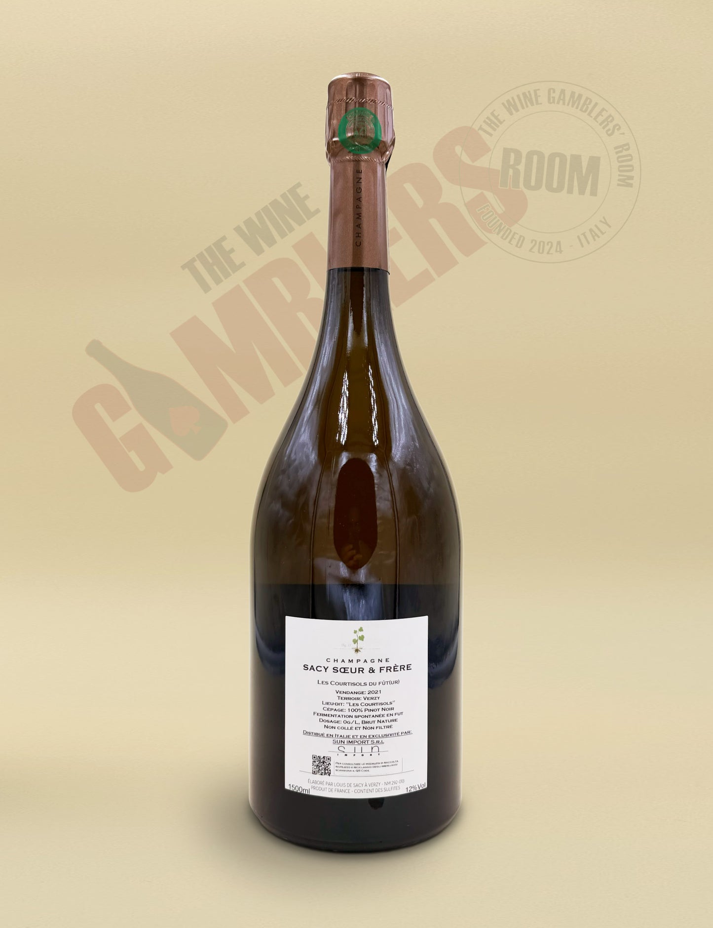Champagne Sacy Soeur et Frère - Les Courtisol du Fut(ur) Blanc de Noirs Brut Nature 2021 Magnum