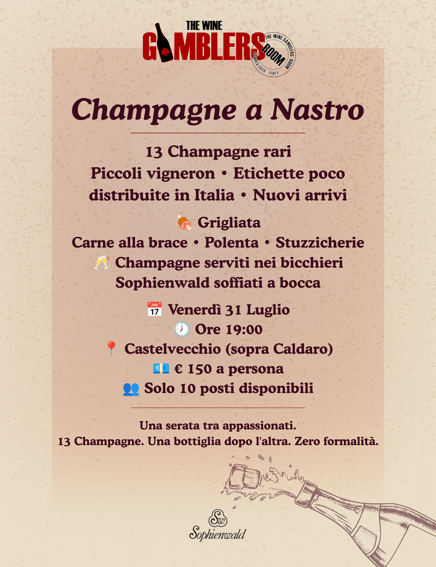 Champagne a nastro! - Luglio 2026