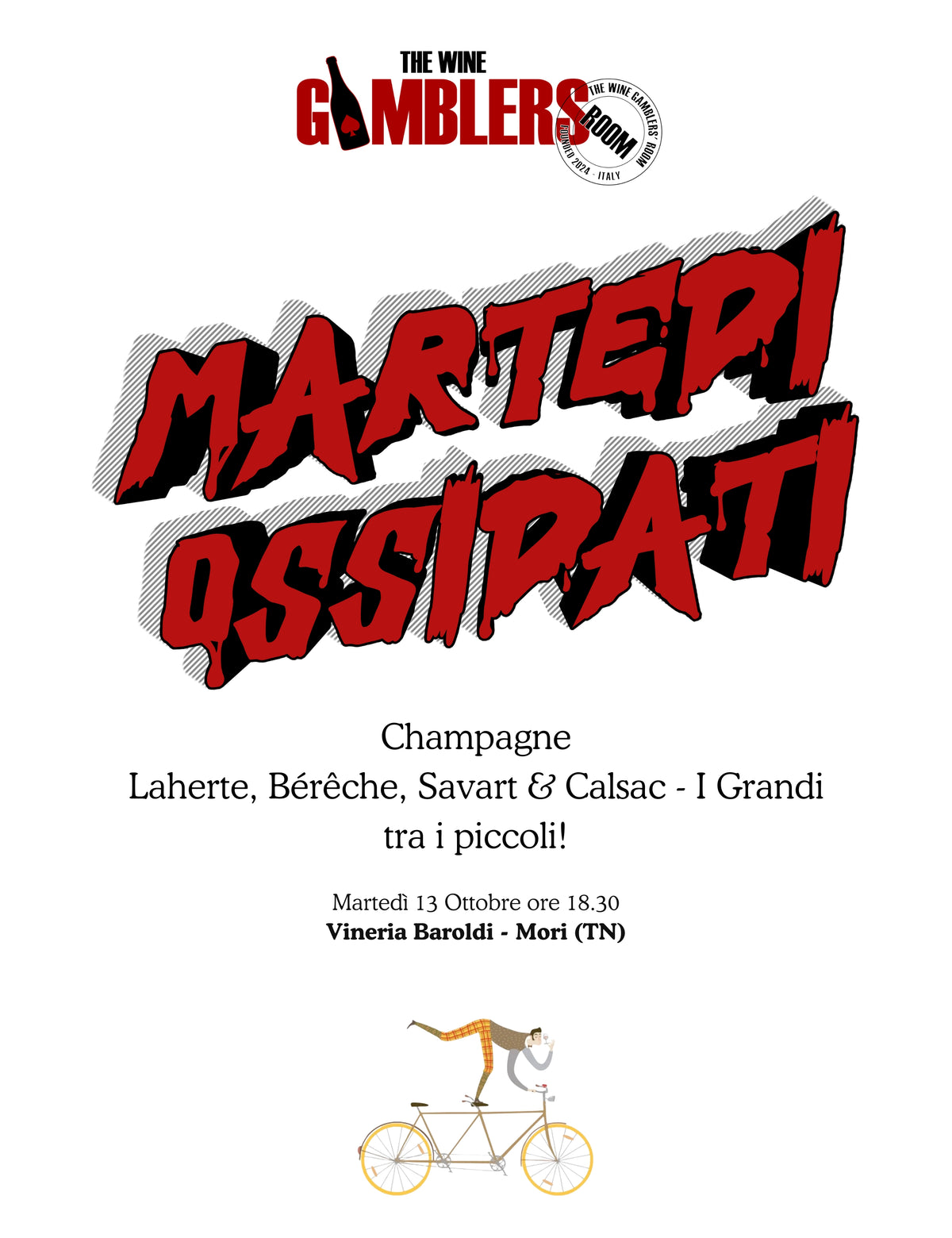 I Martedì Ossidati - 13 Ottobre 2026