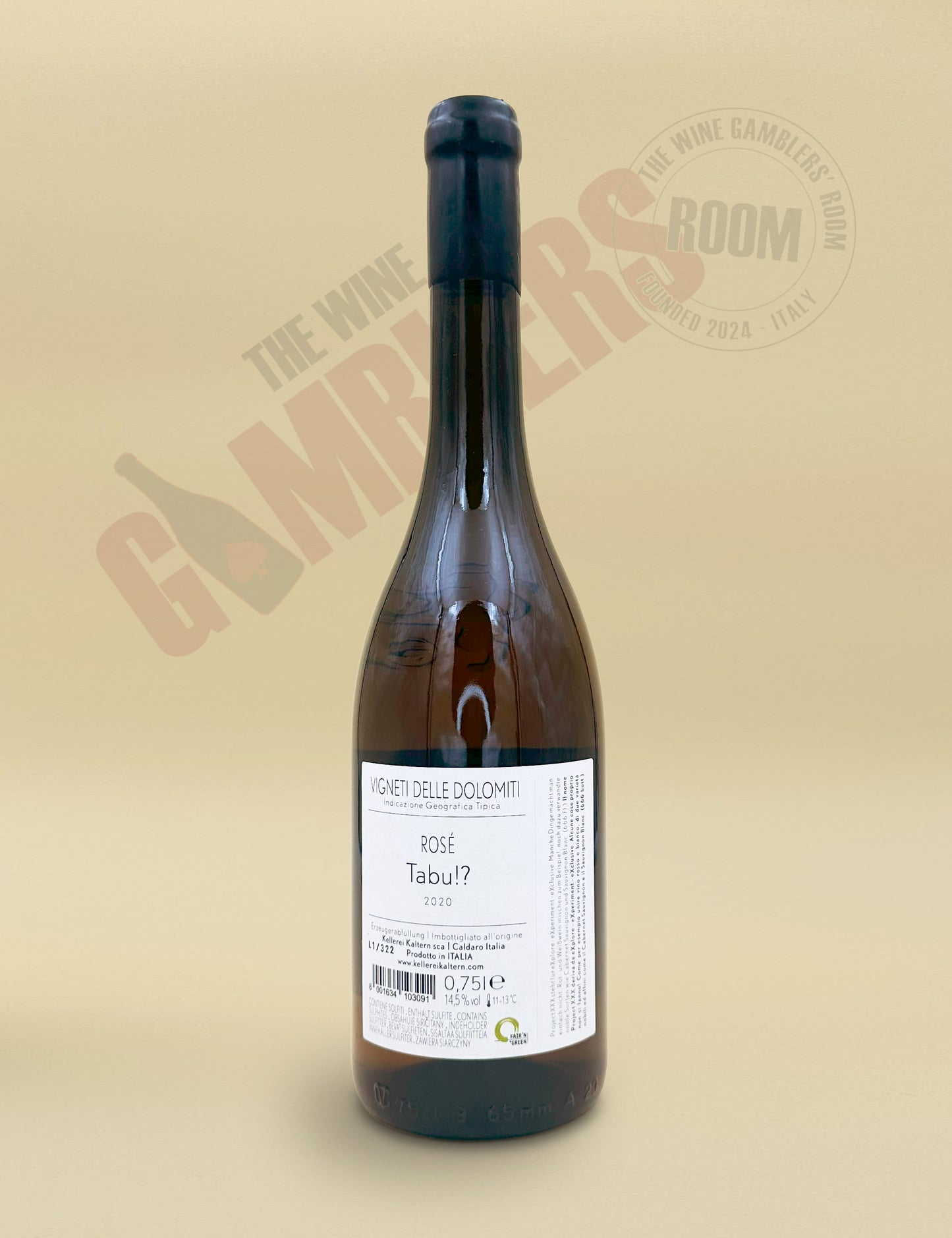 Project XXX - Vigneti delle Dolomiti Rosè IGT Tabu!? - Cabernet Sauvignon e Sauvignon Blanc
