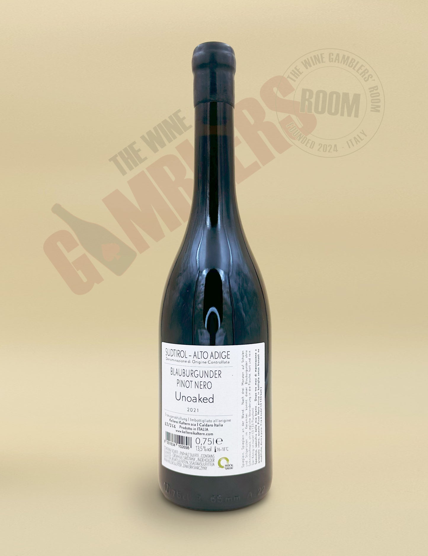 Project XXX - Alto Adige Pinot Nero DOC Unoaked