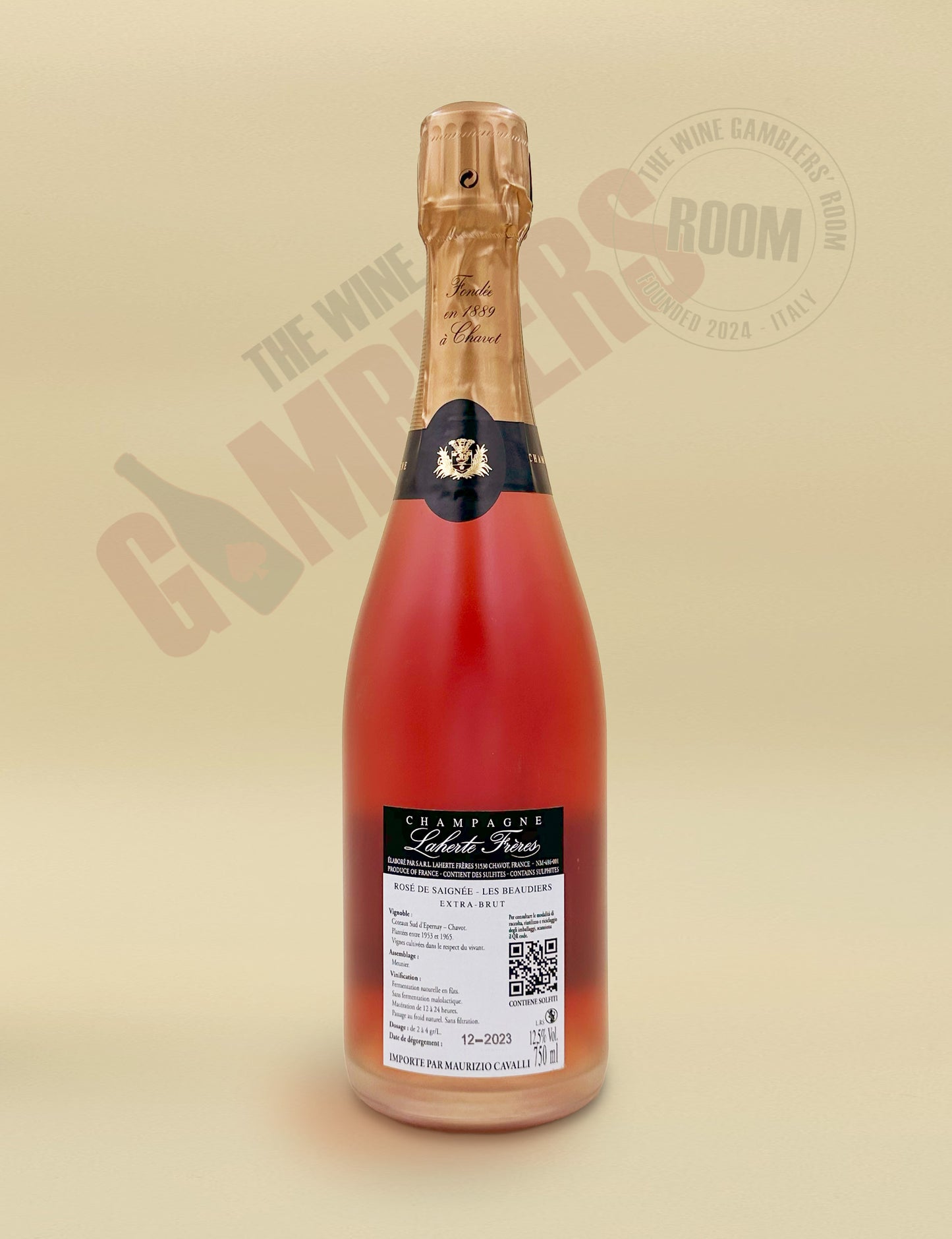 Champagne Laherte Frères - Les Beaudiers Rosé Extra Brut
