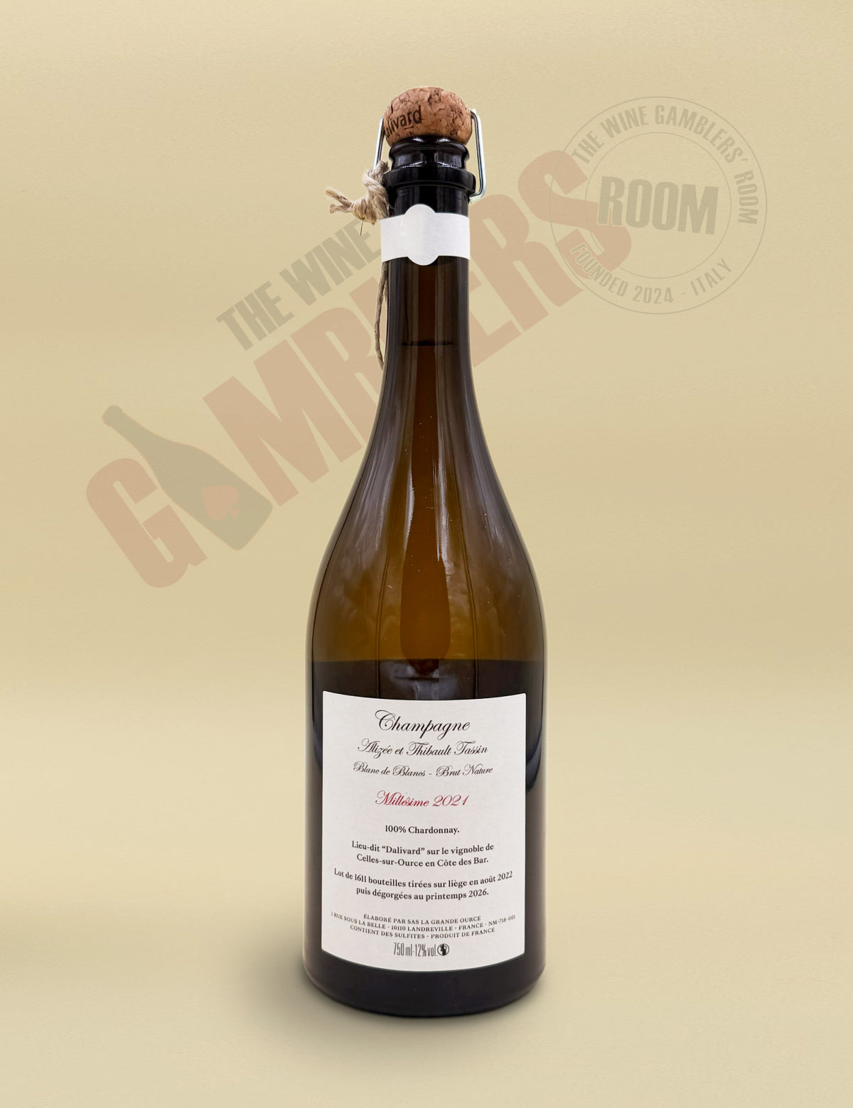 Champagne Thibault Tassin – Dalivard Blanc de Blancs Brut Nature 2021