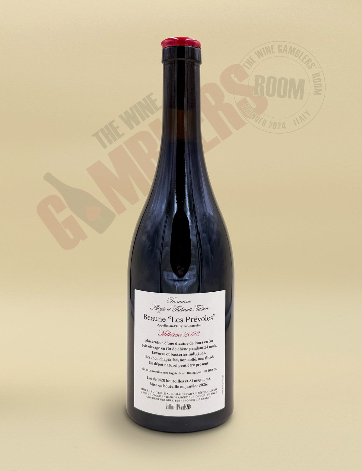 Domaine Alizée et Thibault Tassin – Beaune Les Prévoles 2023