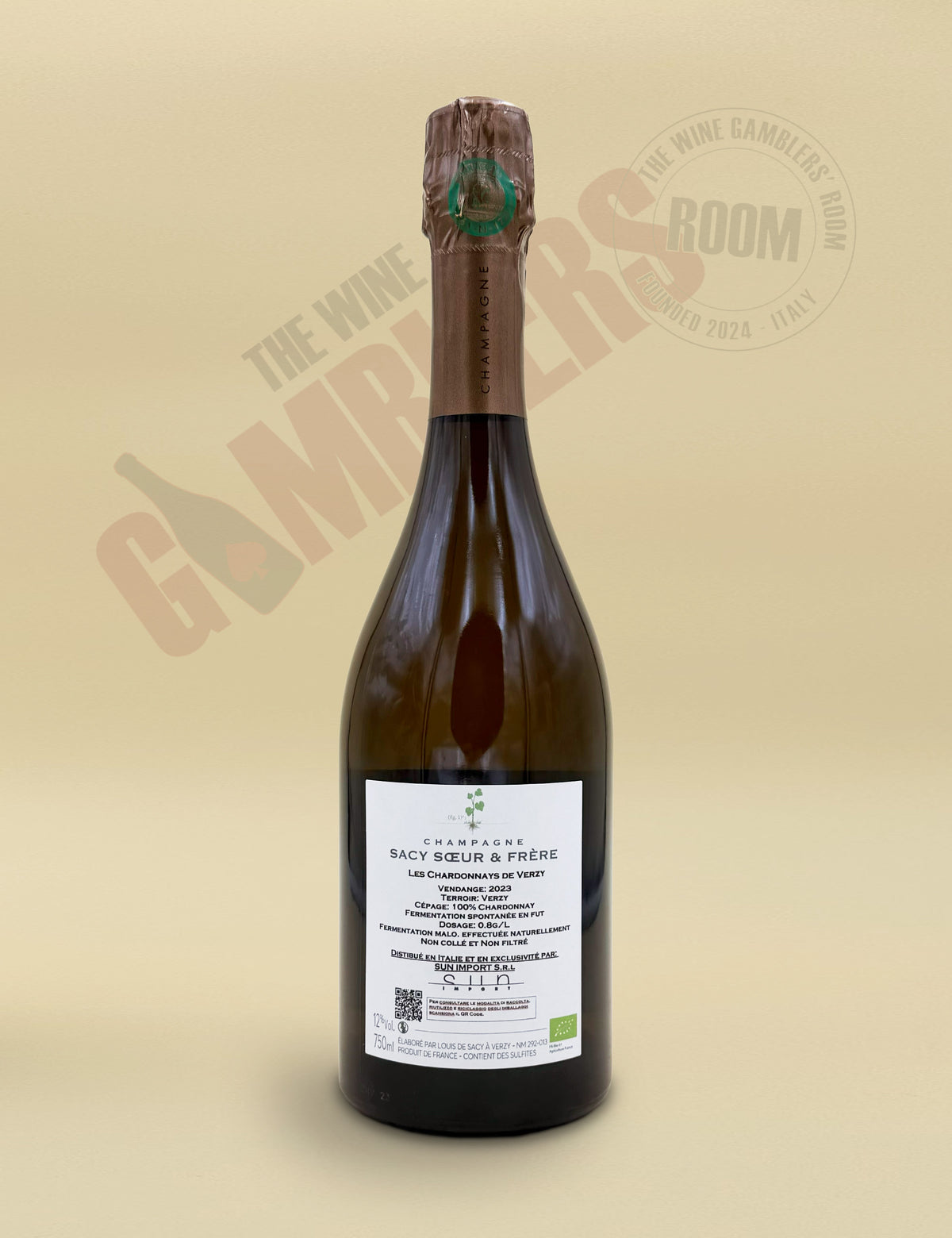 Champagne Sacy Soeur et Frère - Les Chardonnays de Verzy Blanc de Blancs Grand Cru 2023