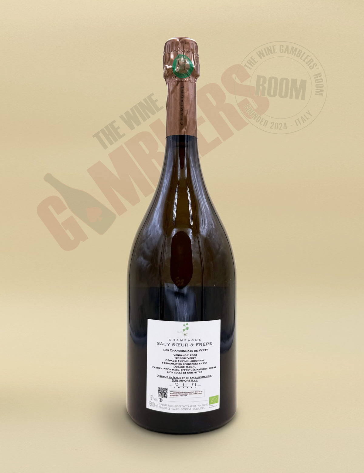 Champagne Sacy Soeur et Frère - Les Chardonnays de Verzy Blanc de Blancs Grand Cru 2023 Magnum