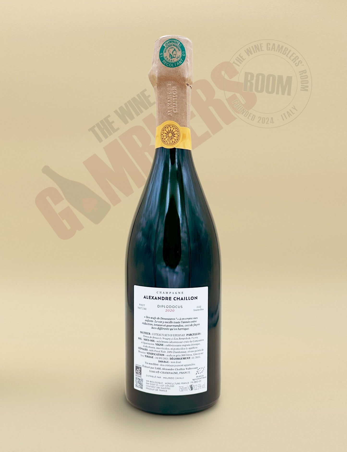Champagne Alexandre Chaillon – Extra Brut Diplodocus