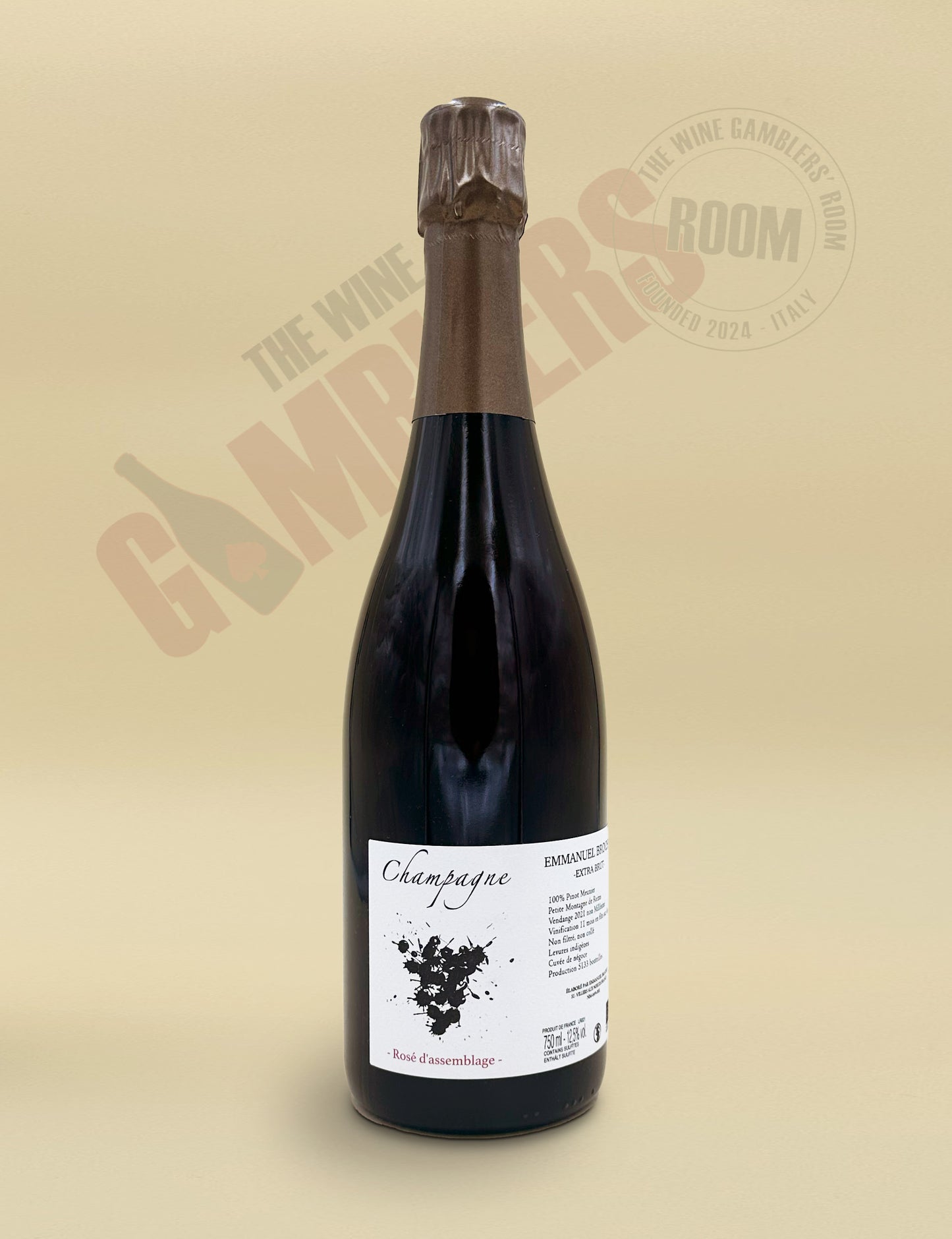 Champagne Emmanuel Brochet - Rosé d'assemblage extra brut