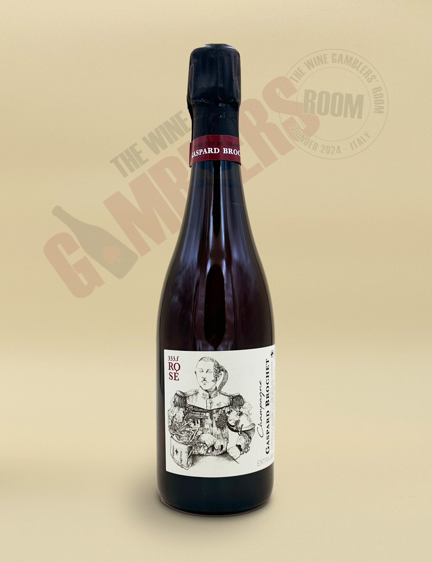 Champagne Gaspard Brochet - 333.F Rosé Brut Nature