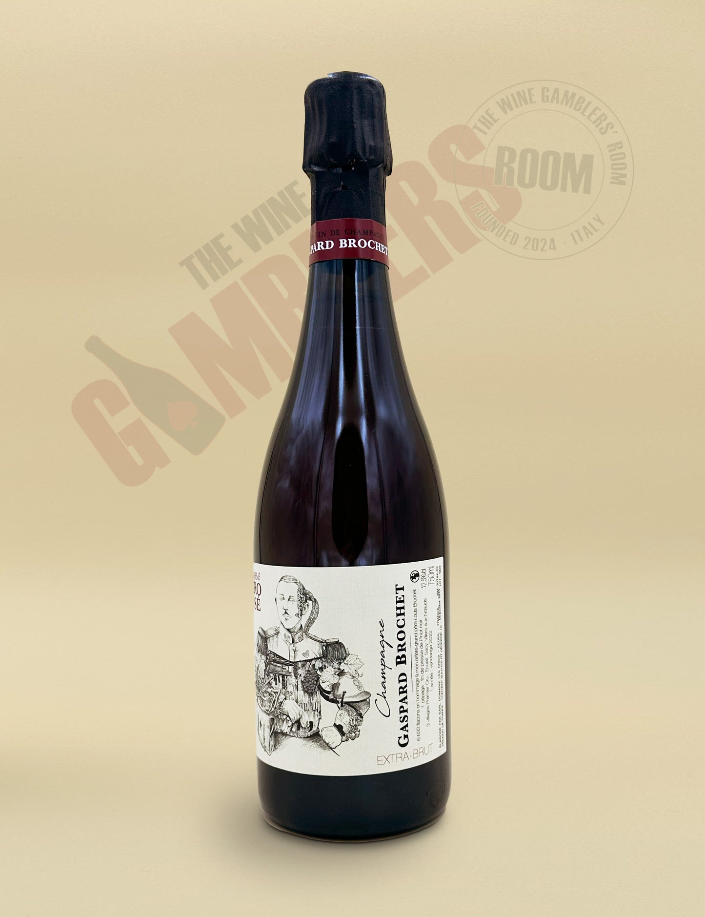 Champagne Gaspard Brochet - 333.F Rosé Brut Nature