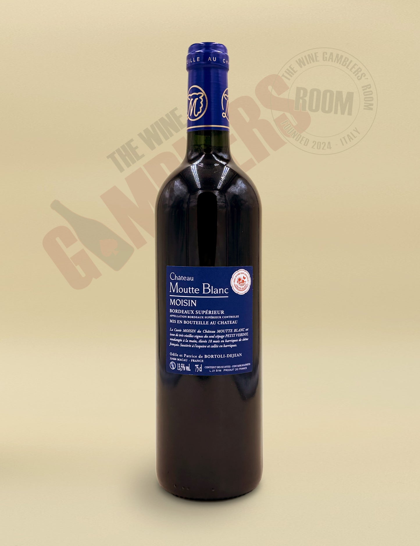 Chateau Moutte Blanc - Moisin Bordeaux Superieur 2021