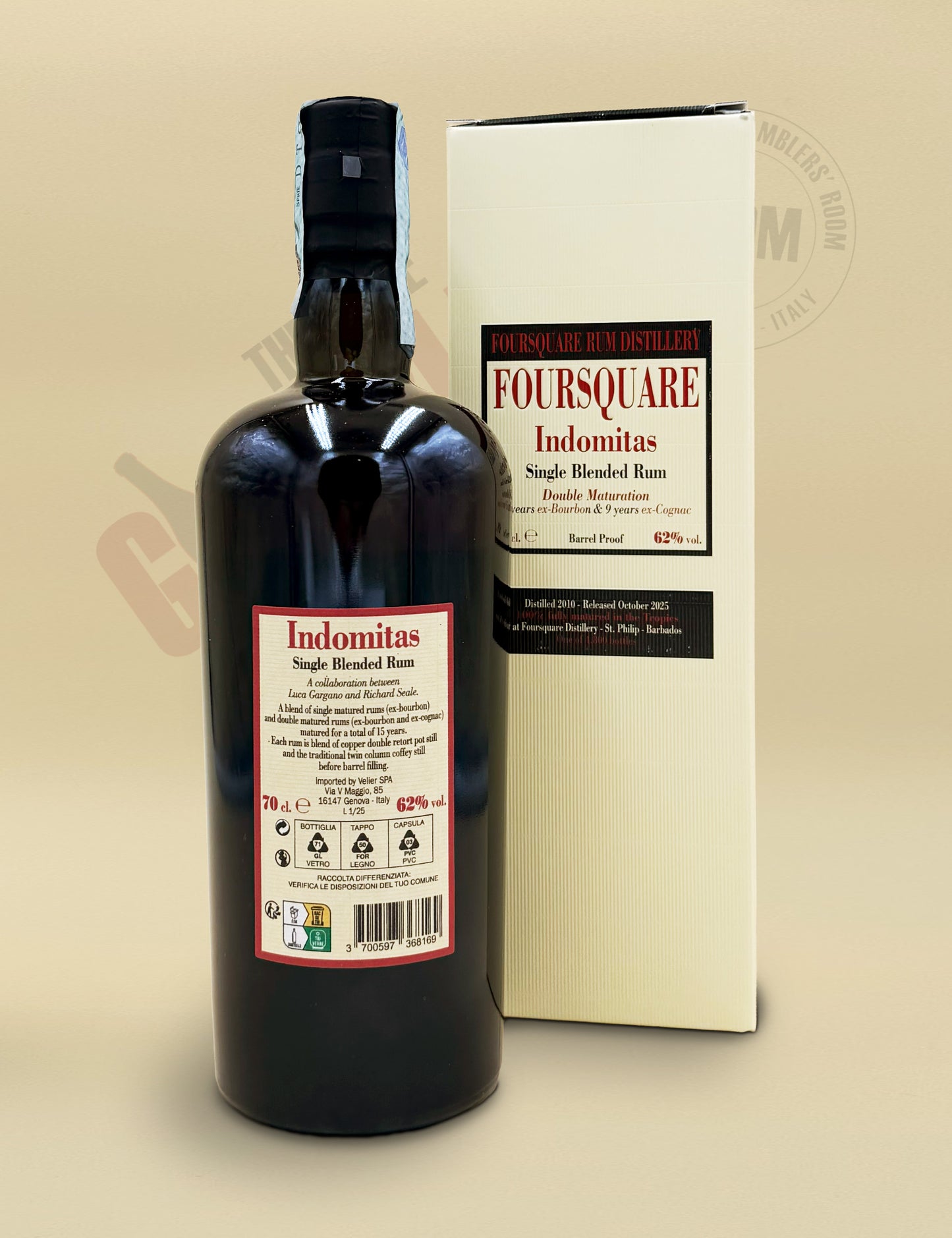 Foursquare - Indomitas Single Blended Rum 62° 70cl