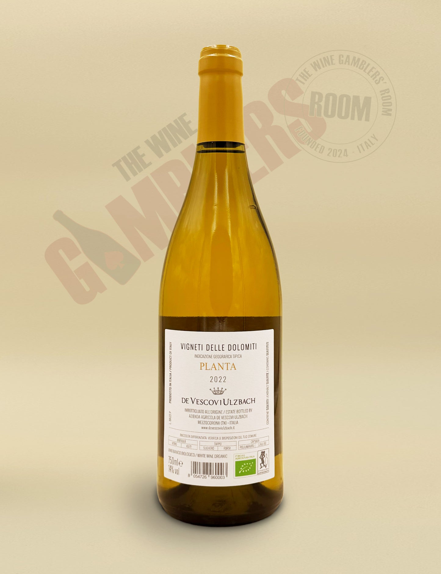 De Vescovi Ulzbach - Planta Bianco Anaune Vigneti delle Dolomiti IGT 2022