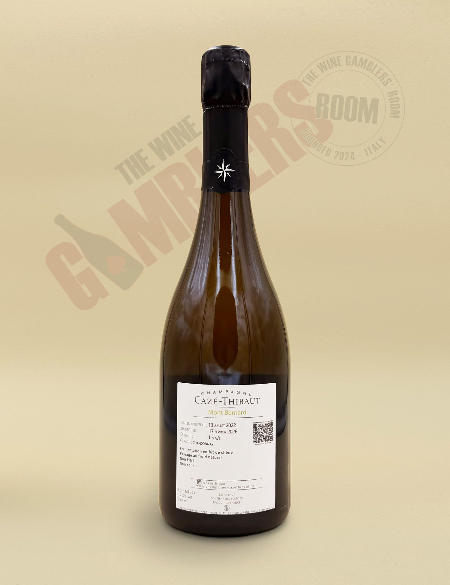 Champagne Cazé-Thibaut - Mont Bernard Extra Brut Blanc de Blancs 2021
