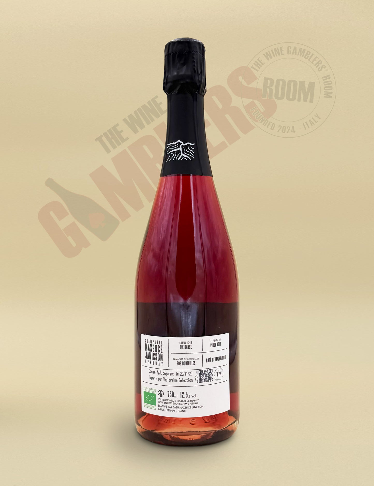 Champagne Maxence Janisson - Pie Danse Pinot Noir Rosé Extra Brut