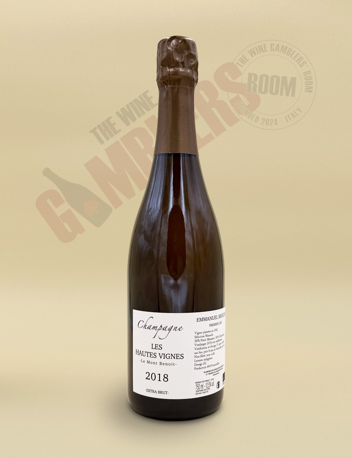 Champagne Emmanuel Brochet - Les Hautes Vignes Le Mont Benoit Extra Brut 2018
