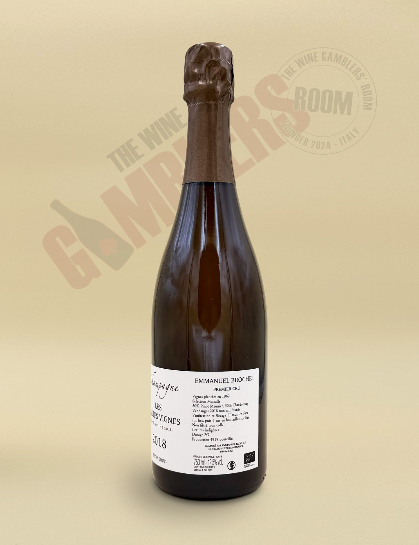 Champagne Emmanuel Brochet - Les Hautes Vignes Le Mont Benoit Extra Brut 2018