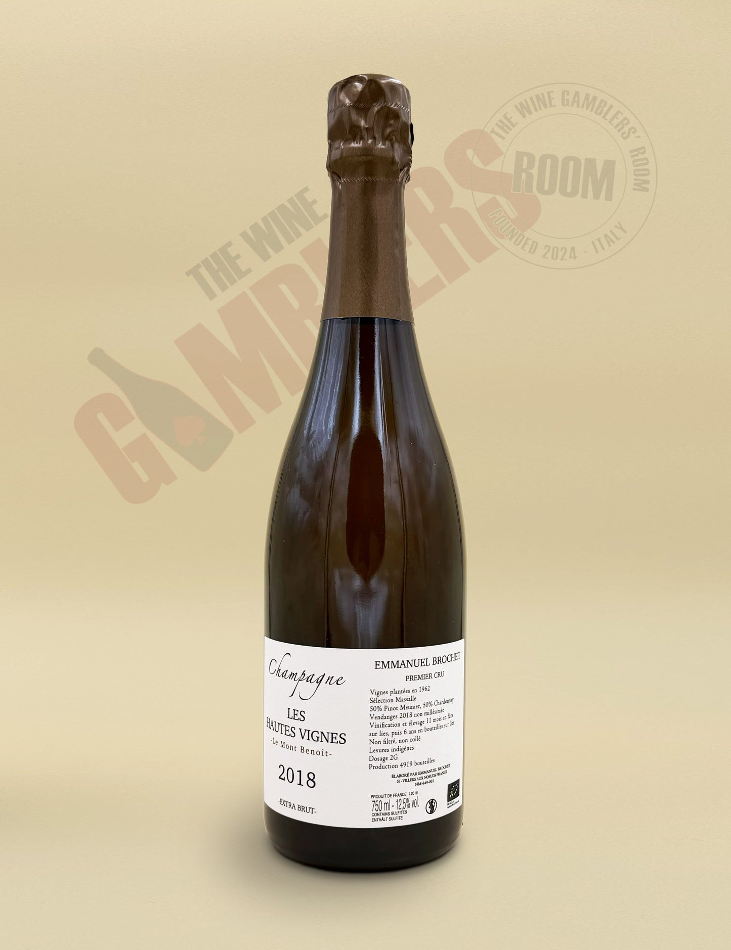 Champagne Emmanuel Brochet - Les Hautes Vignes Le Mont Benoit Extra Brut 2018
