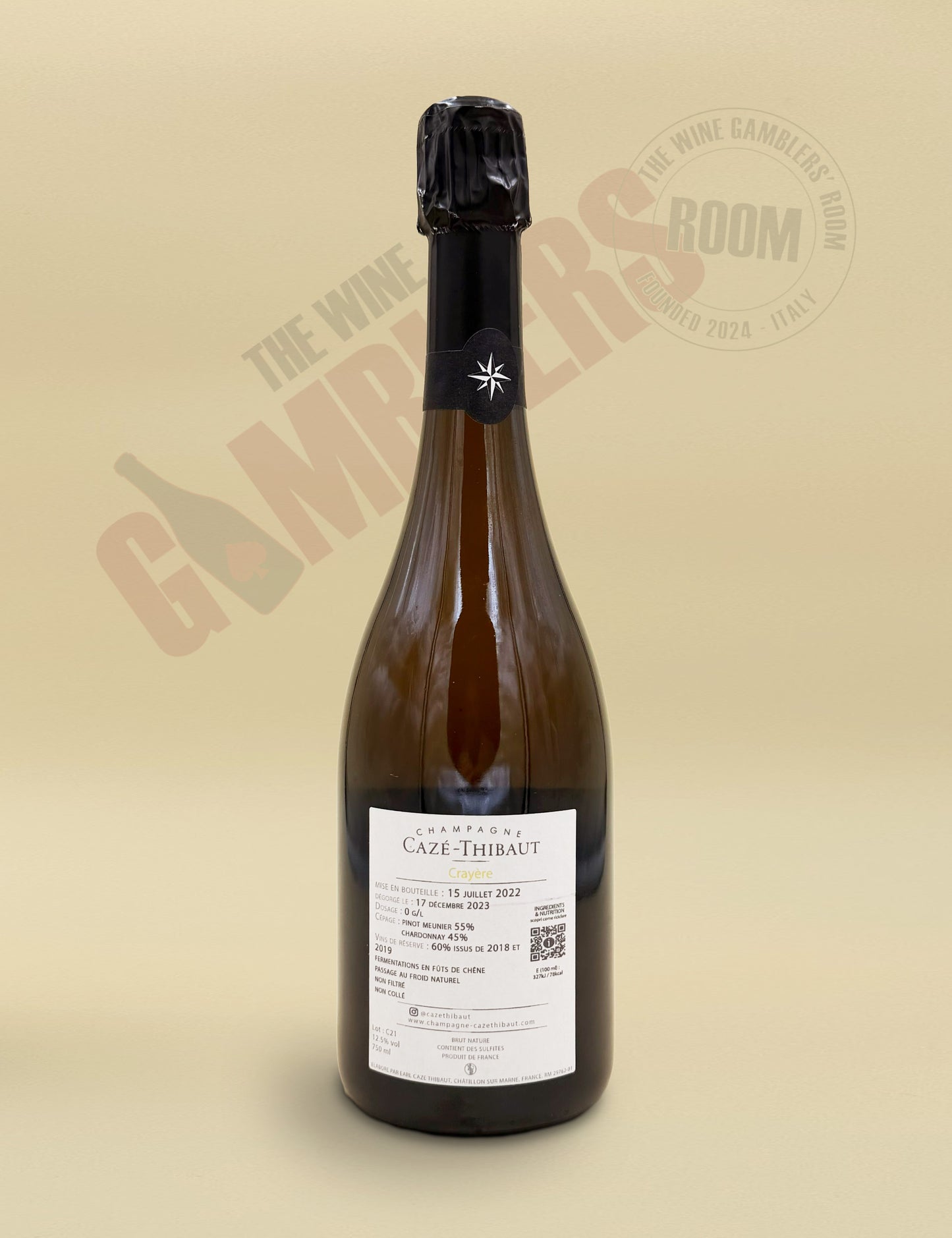 Champagne Cazé-Thibaut - Crayère Brut Nature