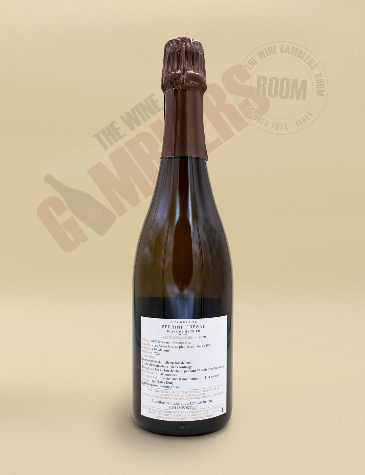 Champagne Perrine Fresne - Les Basses Croix Premier Cru Extra Brut 2020