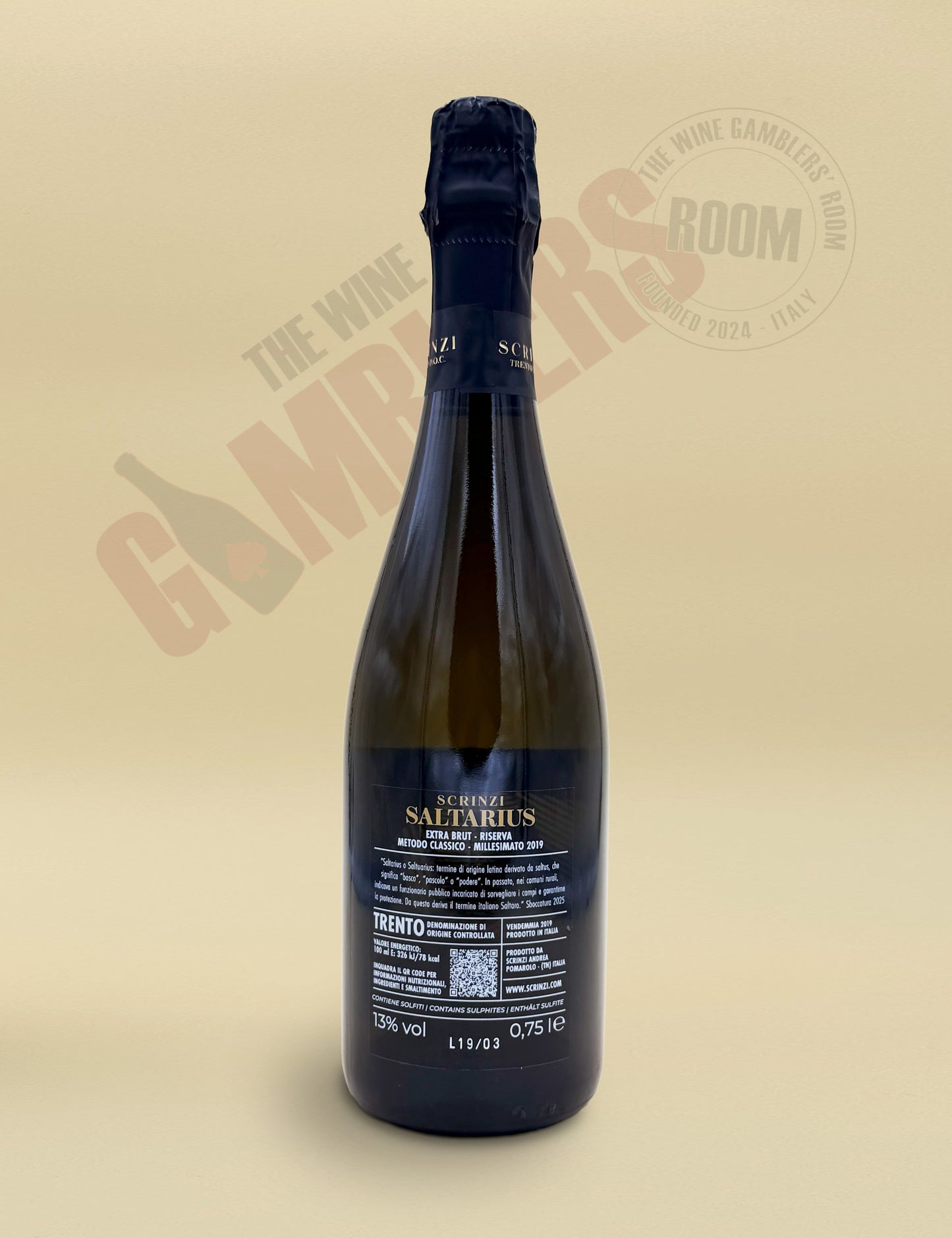 Scrinzi – Saltarius Trento DOC Riserva Extra Brut Millesimato 2019
