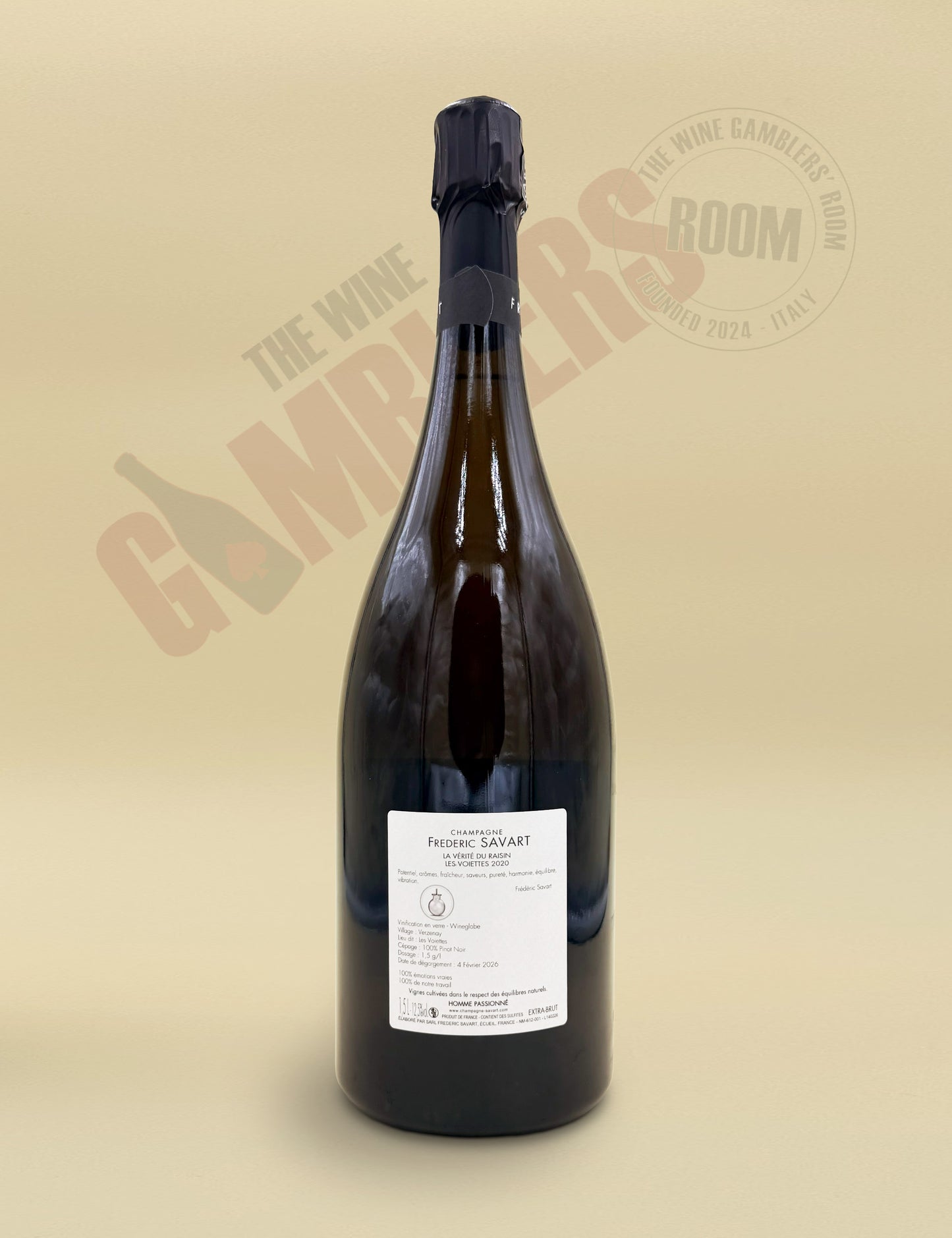 Champagne Frederic Savart - Les Voiettes Verzenay Grand Cru Extra Brut 2020 Magnum