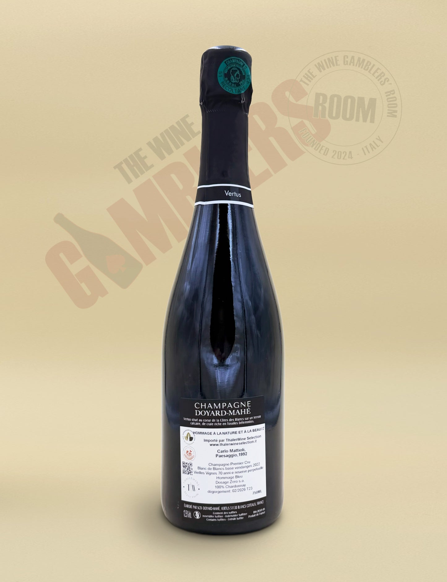 Champagne Doyard-Mahe - Hommage Bleu Blanc de Blancs Nature Premier Cru