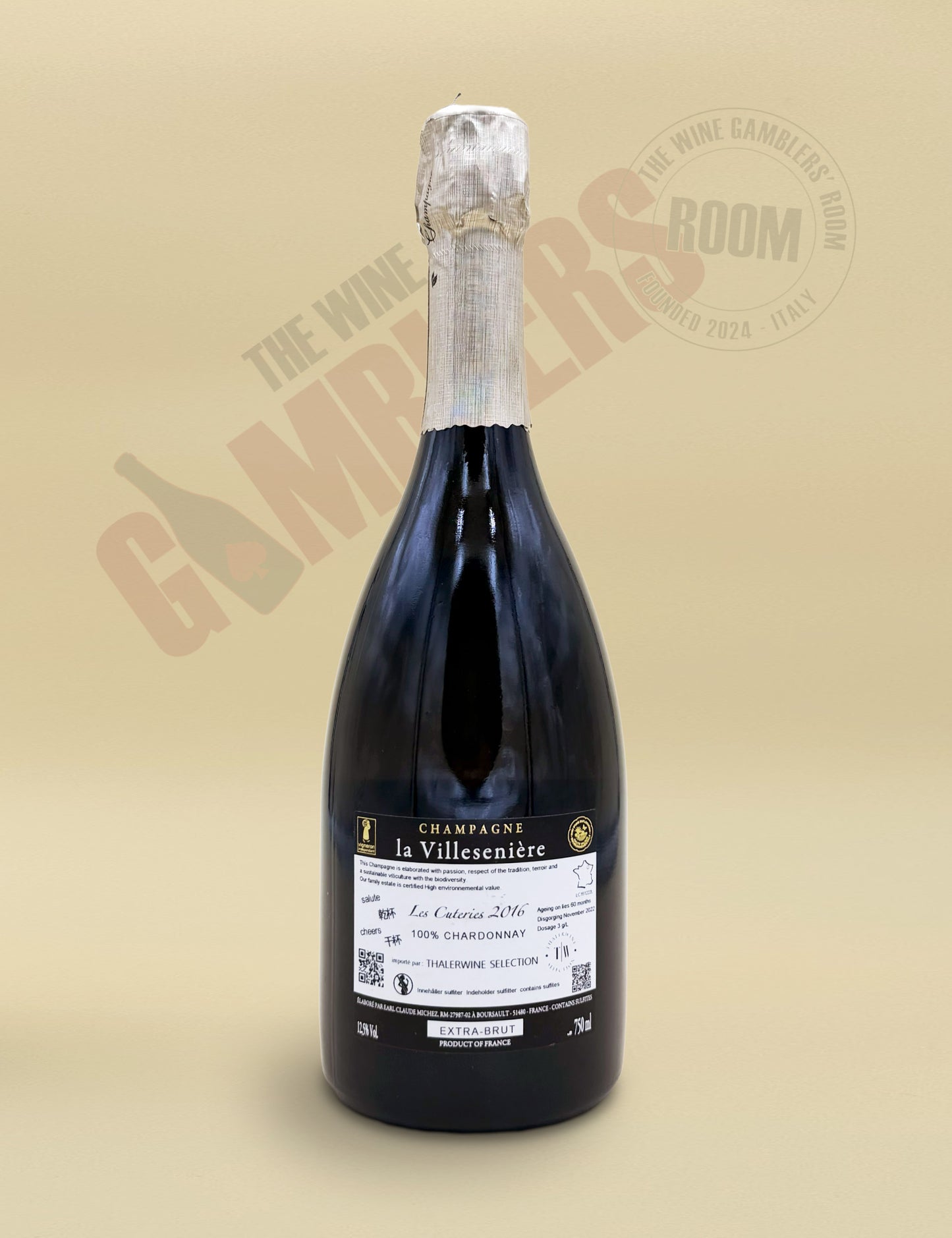 Champagne Villesenière – Les Cuteries Extra Brut 2016
