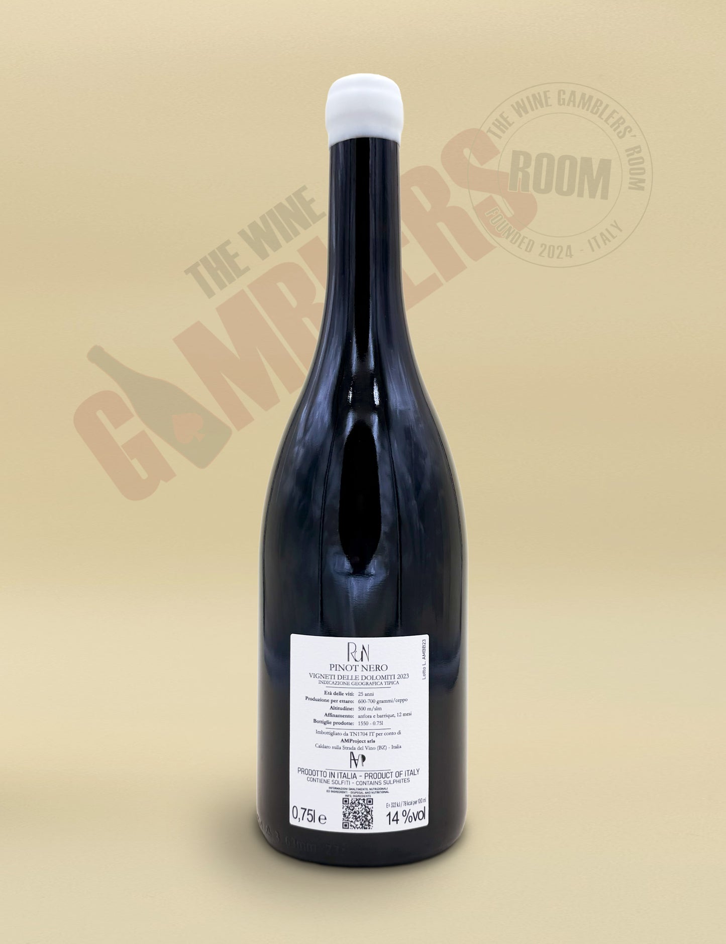 AMProject - RUN Temporary wine 2023 IGT vigneti delle dolomiti Pinot Nero